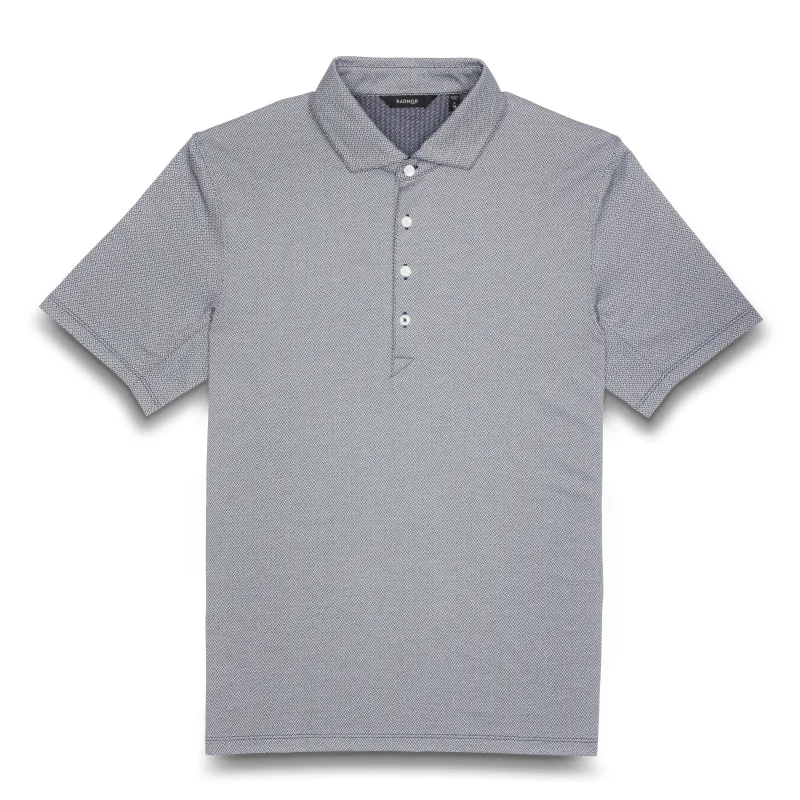 Andrew Recycled Jacquard - Snow White/Navy sold by RADMOR