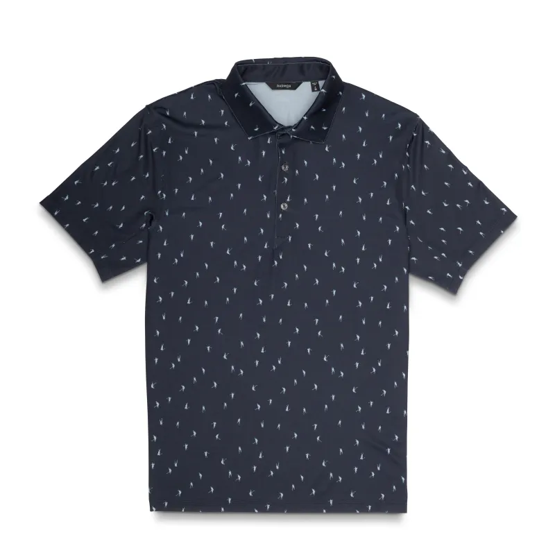 Taylor Recycled Old Mac Polo - Dark Navy sold by RADMOR