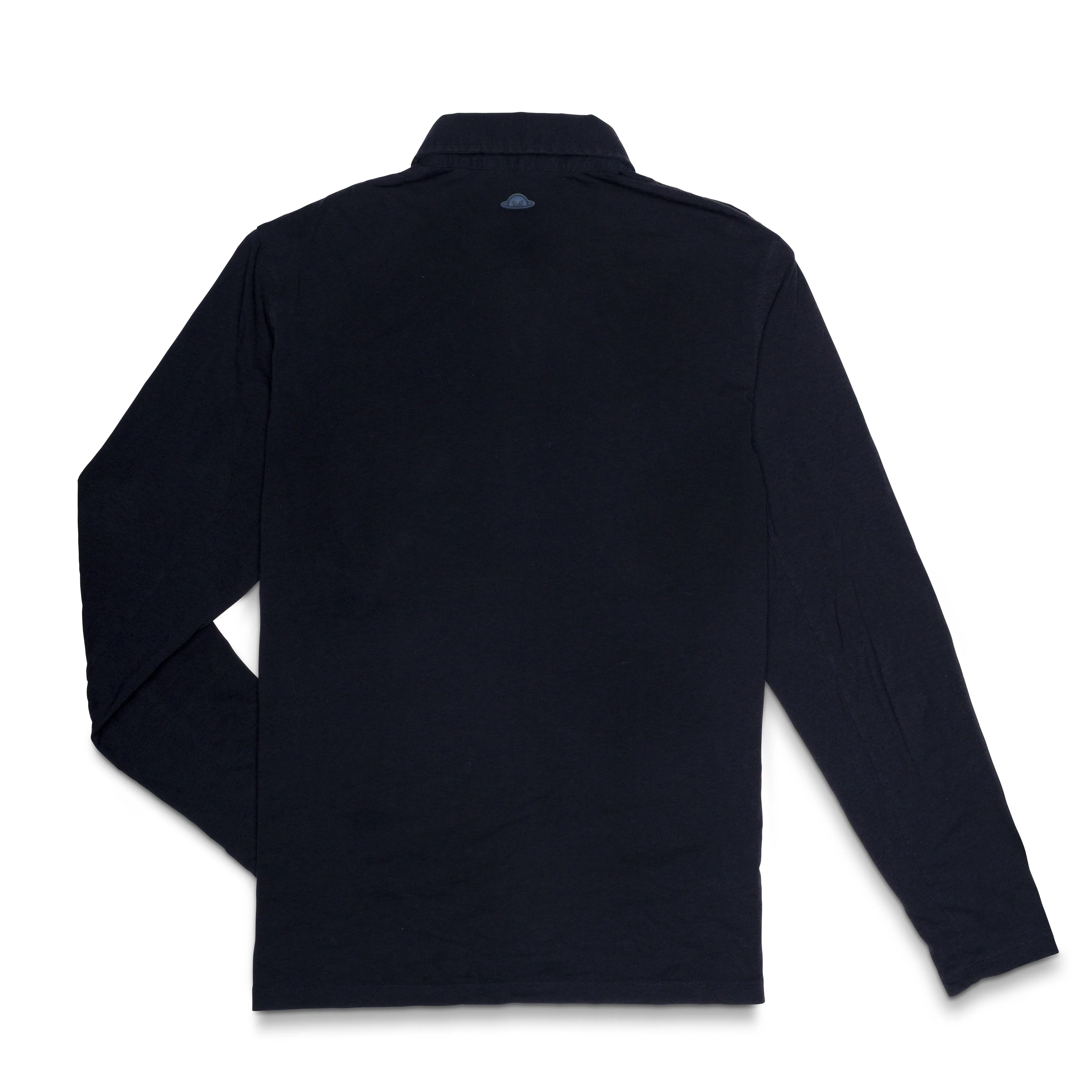 Leo 2.0 Long Sleeve Pocket Tee Polo - Dark Navy sold by RADMOR product image thumbnail 2