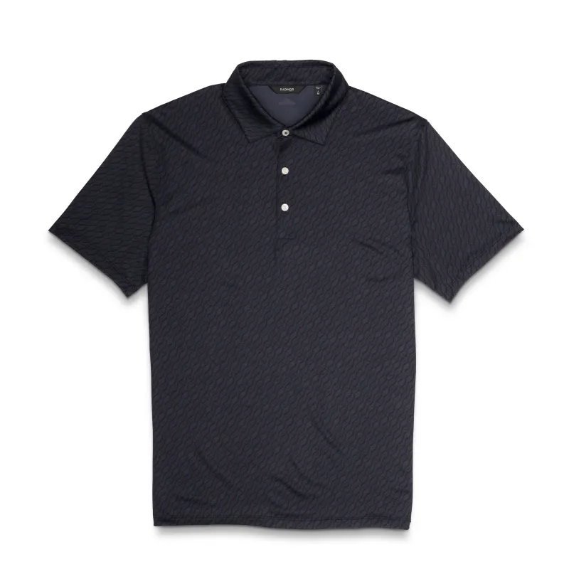 Taylor Recycled Ribbon Polo - Dark Navy sold by RADMOR