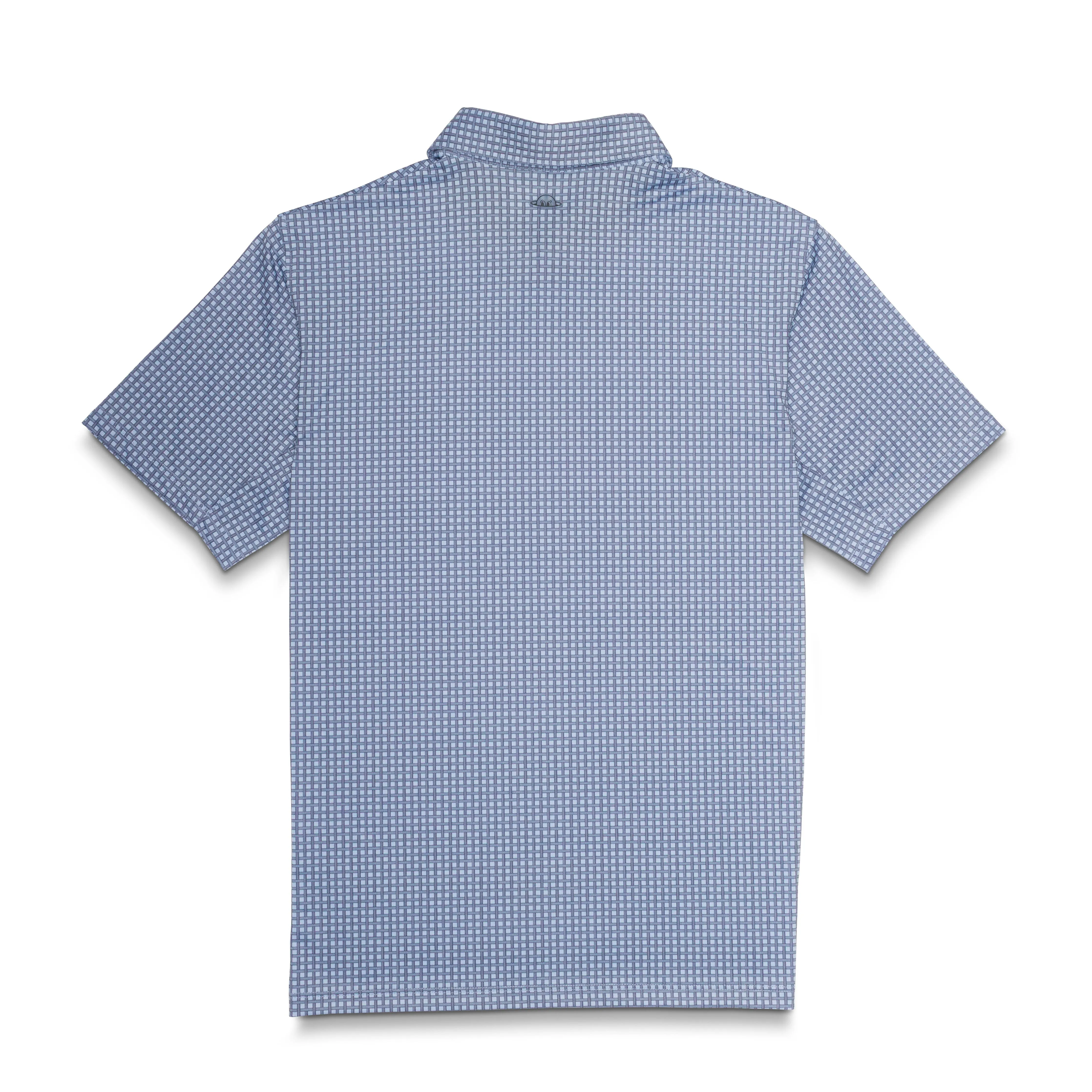 Taylor Recycled Tattersall Polo - Slate / Dark Navy sold by RADMOR product image thumbnail 2