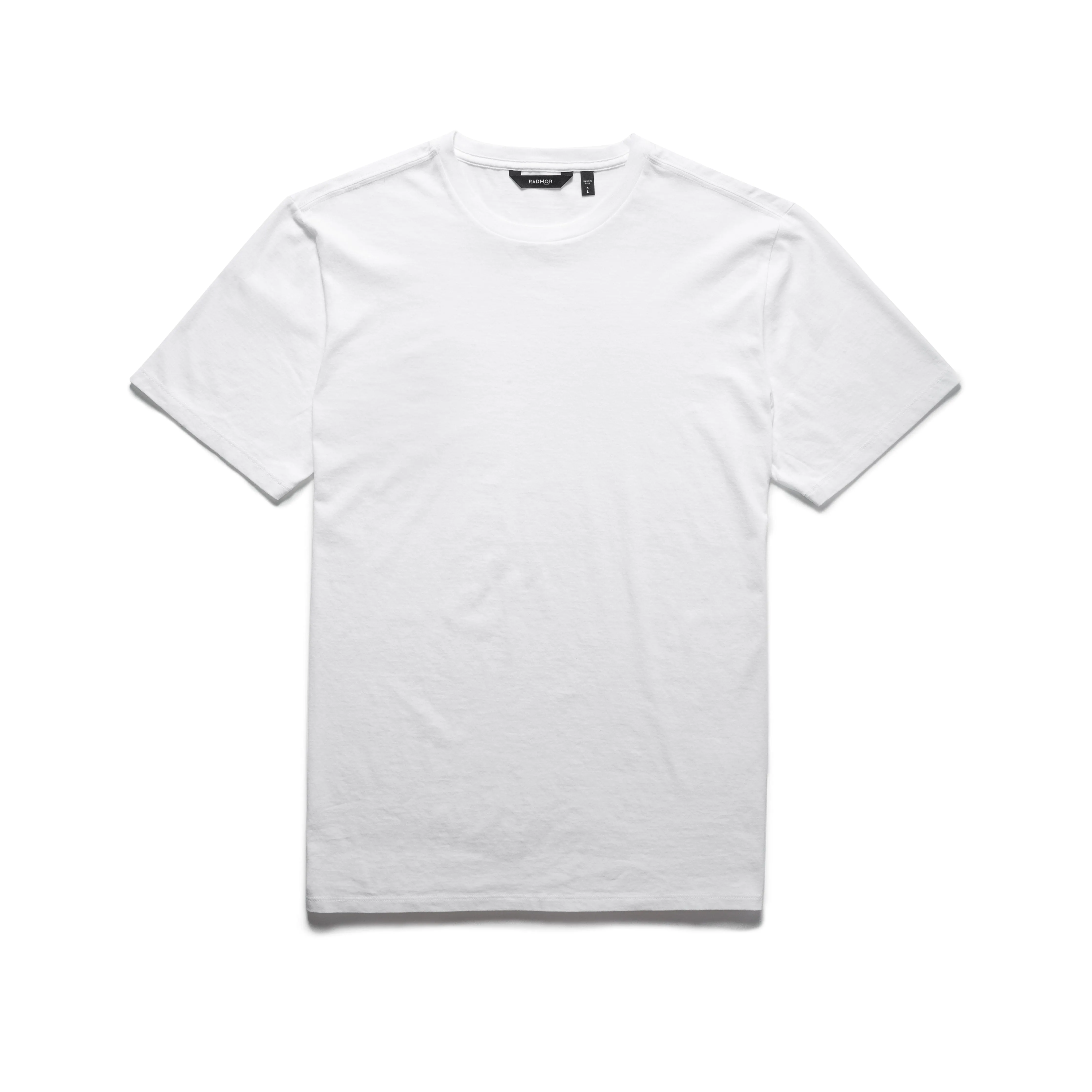 Garner Stretch Tee - White Out - Blank sold by RADMOR