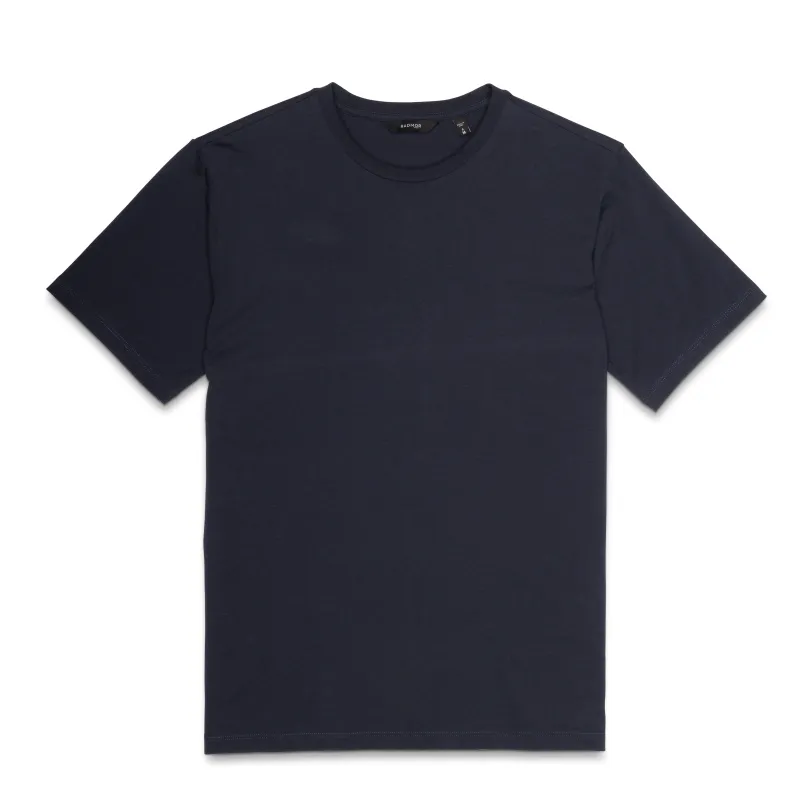 Garner Stretch Tee - Dark Navy - Blank sold by RADMOR
