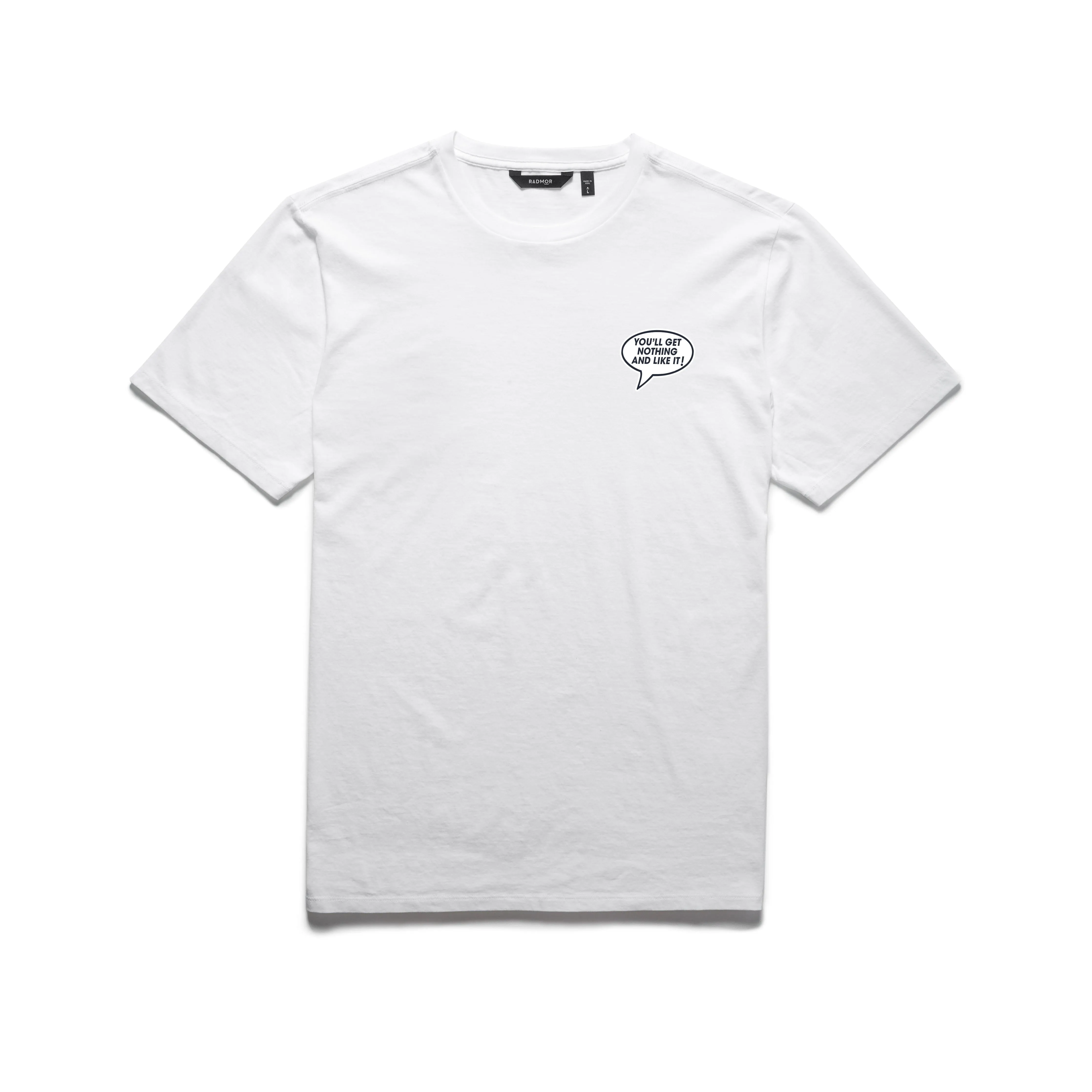 Garner Stretch Tee - White Out - Pop Art sold by RADMOR