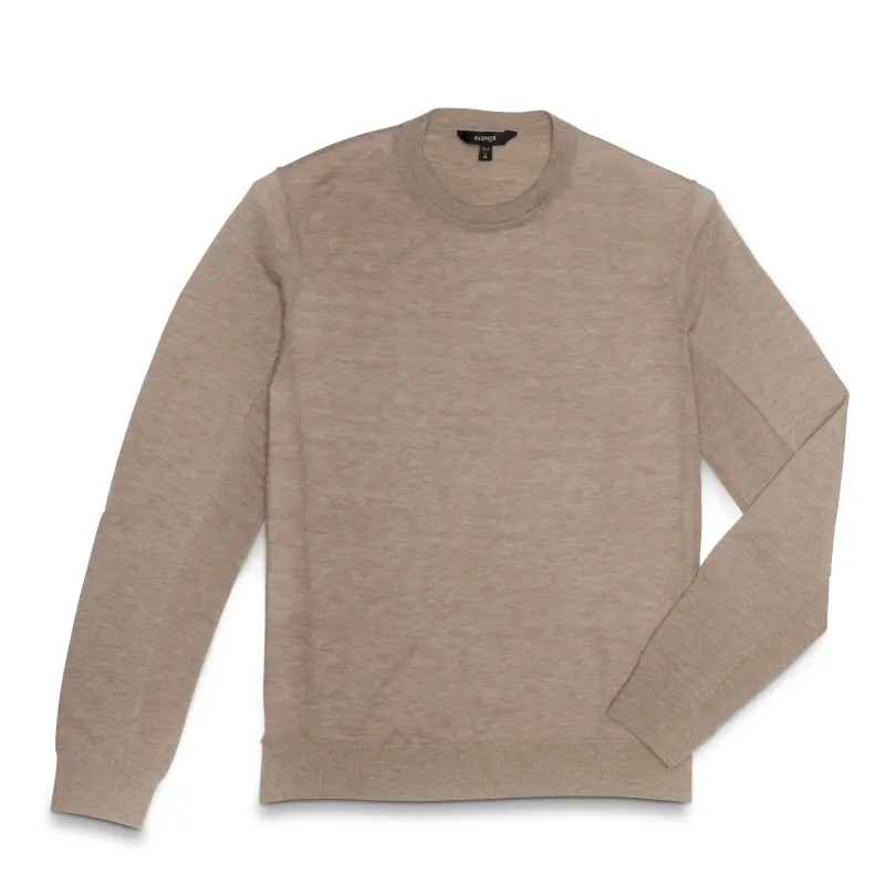 RADMerino Cashmere Blend Sweater Crew - Dark Chateau sold by RADMOR