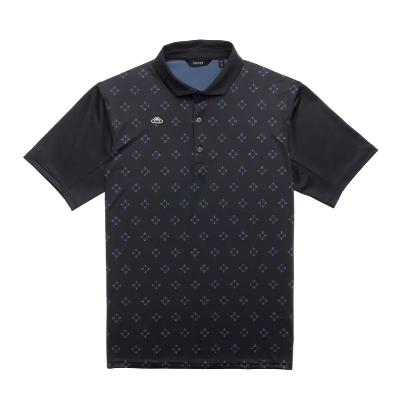 Taylor Recycled Diamonds Polo - Blue Graphite/True Blue sold by RADMOR