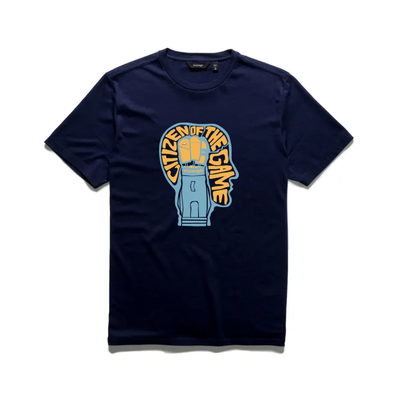MAXWELL Citizens of the Game - Pimalite Players Tee - Navy sold by RADMOR