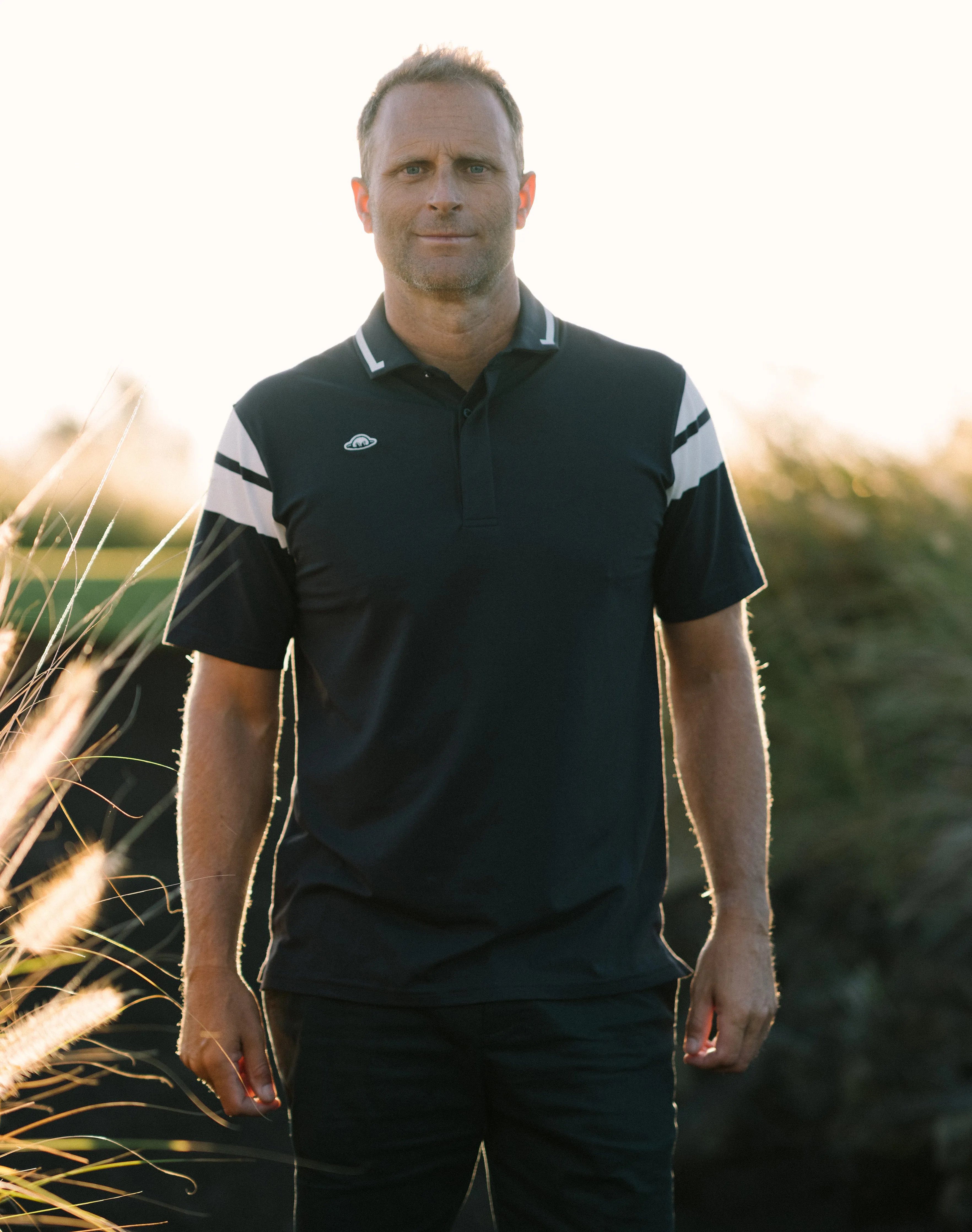 Taylor Cap Stripe Polo - Blue Graphite/Snow White sold by RADMOR product image thumbnail 2