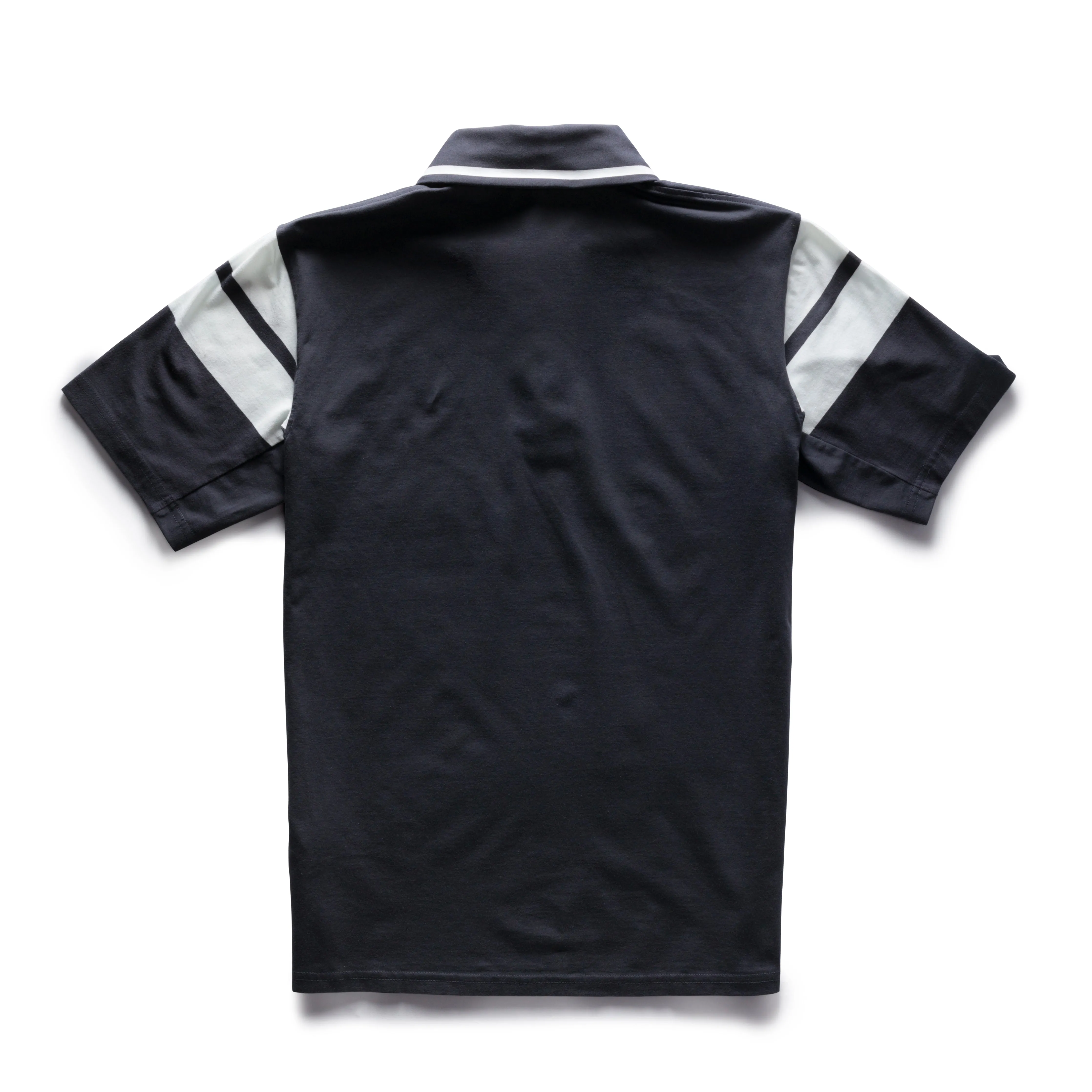 Taylor Cap Stripe Polo - Blue Graphite/Snow White sold by RADMOR product image thumbnail 3