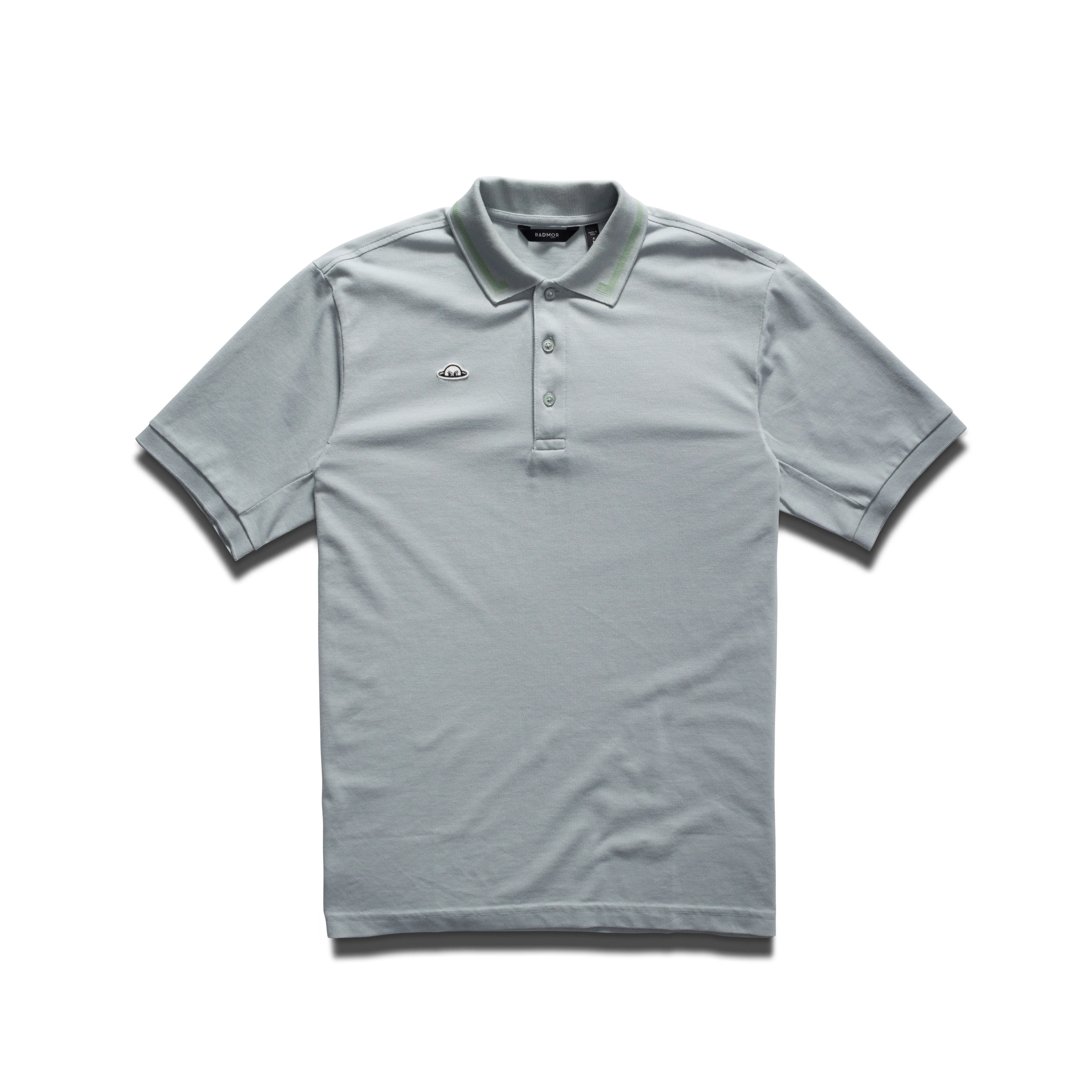 Baty Stretch Micro Pique - Seattle Mist sold by RADMOR