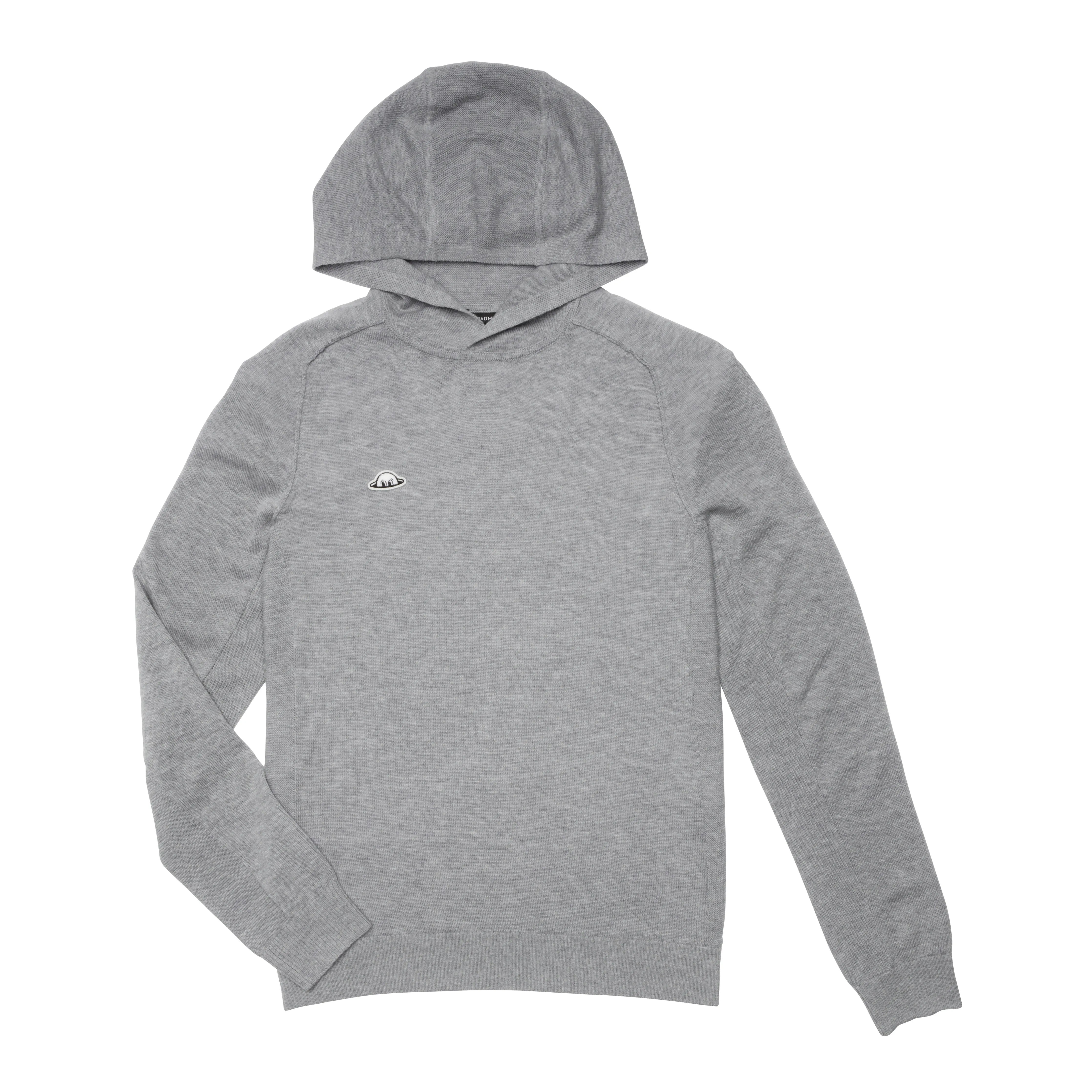 RADMerino Cashmere Blend Unisex Hoodie Sweater - Heather Grey sold by RADMOR