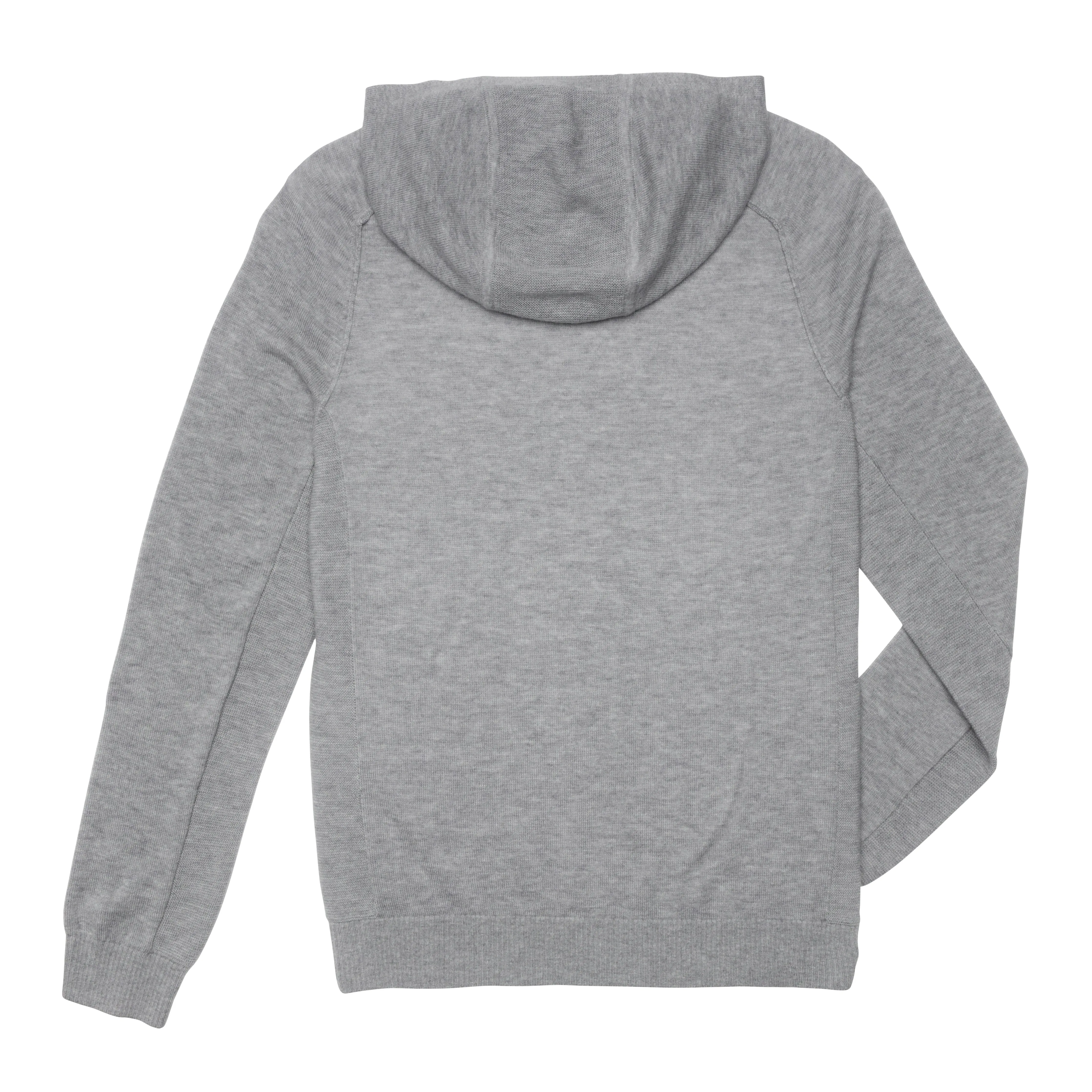 RADMerino Cashmere Blend Unisex Hoodie Sweater - Heather Grey sold by RADMOR product image thumbnail 4
