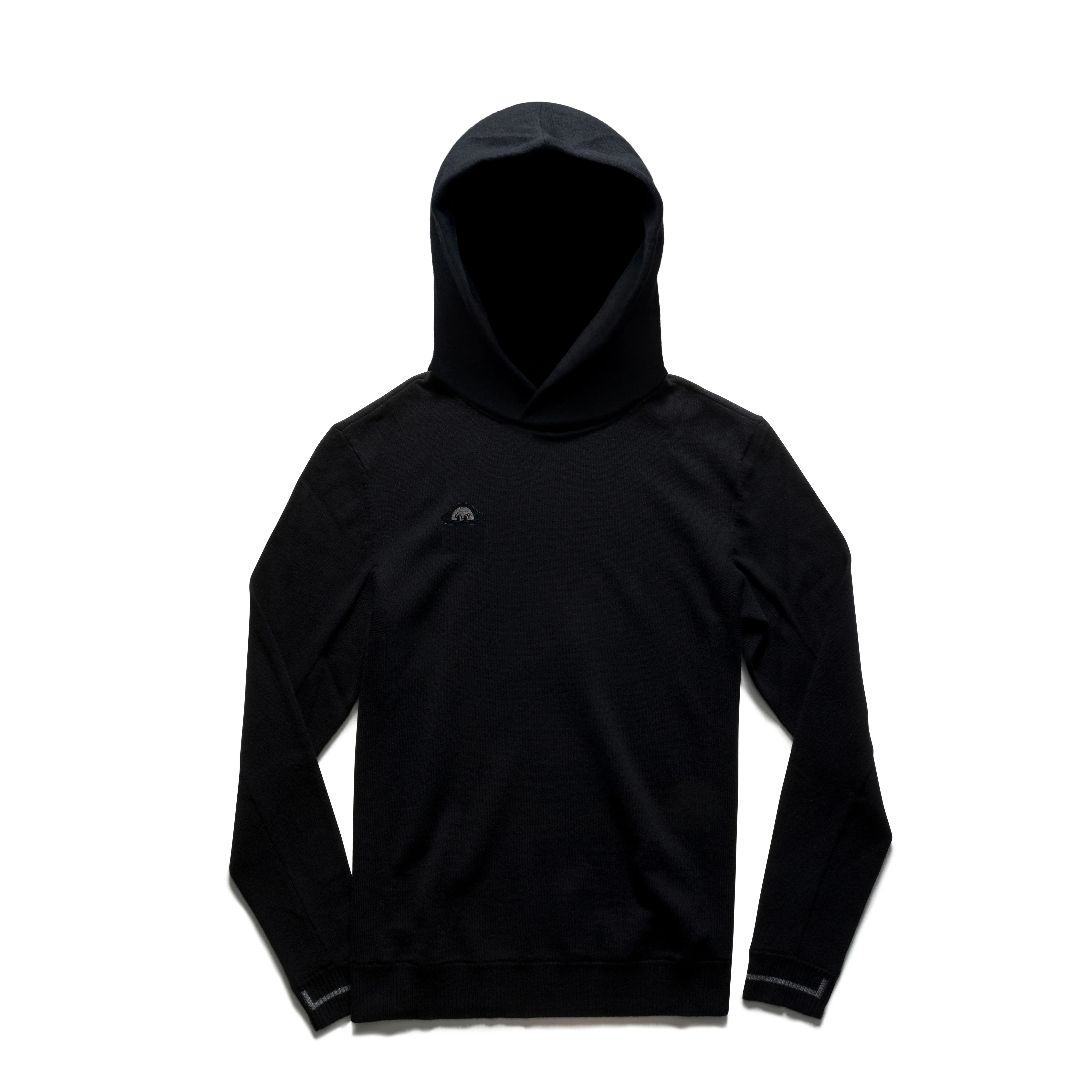RADMerino Cashmere Blend Hoodie - Black sold by RADMOR