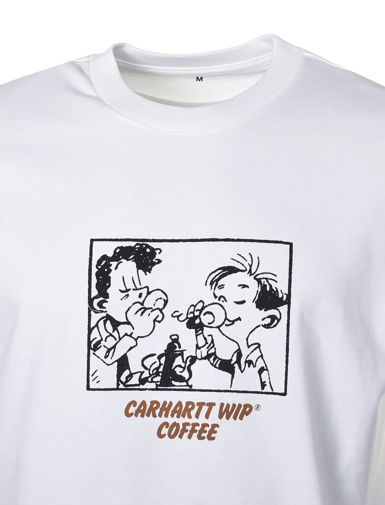 Short Sleeve Coffee Tee White sold by RAGAZZI product image thumbnail 3