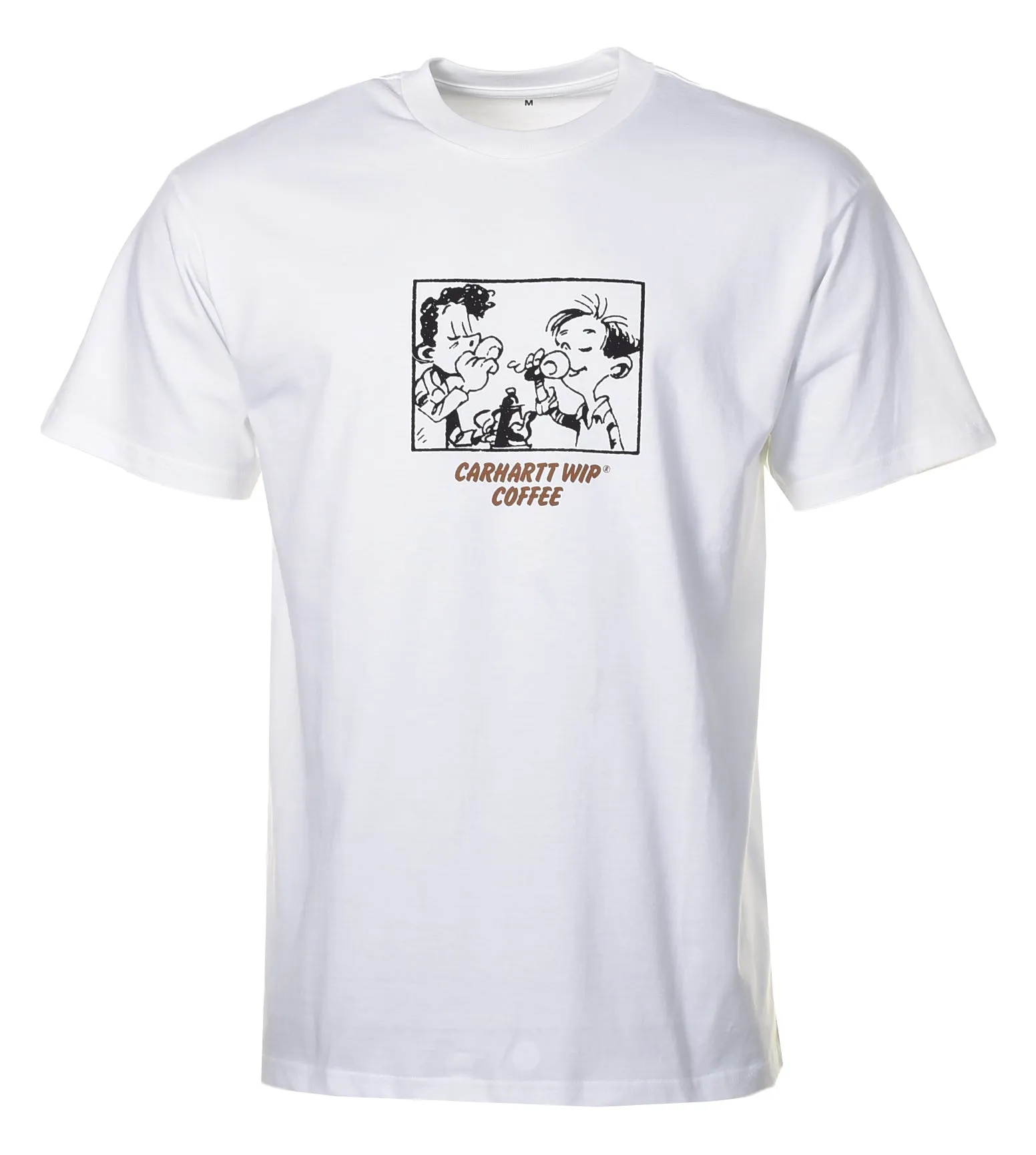 Short Sleeve Coffee Tee White sold by RAGAZZI