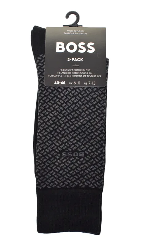 2 Pack Minicube Socks Black sold by RAGAZZI