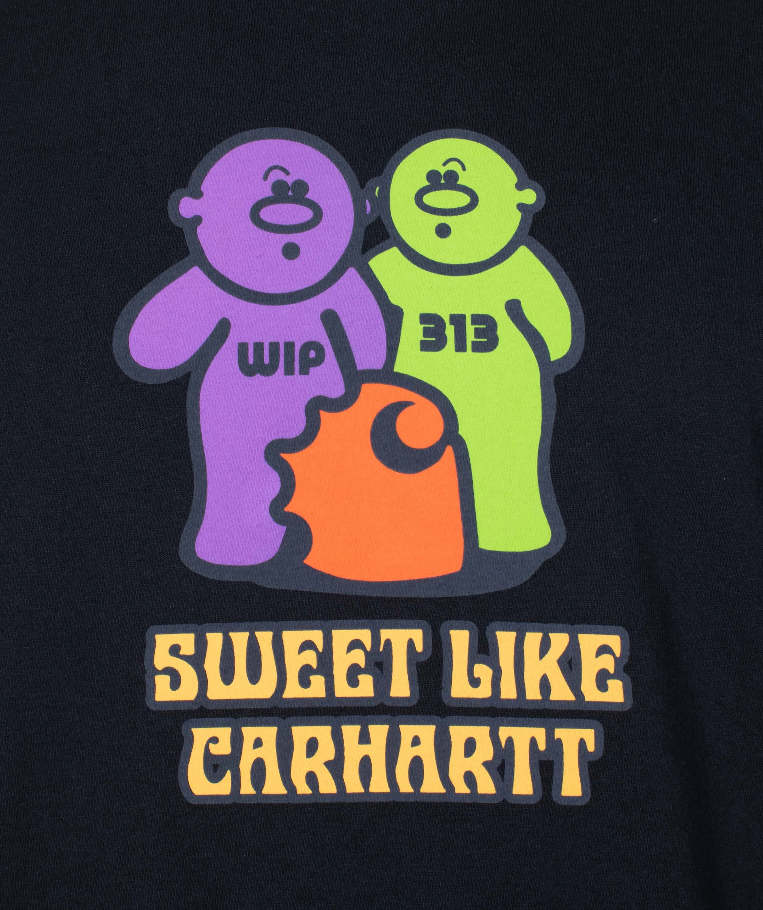 Short Sleeve Gummy T Shirt Black sold by RAGAZZI product image thumbnail 3