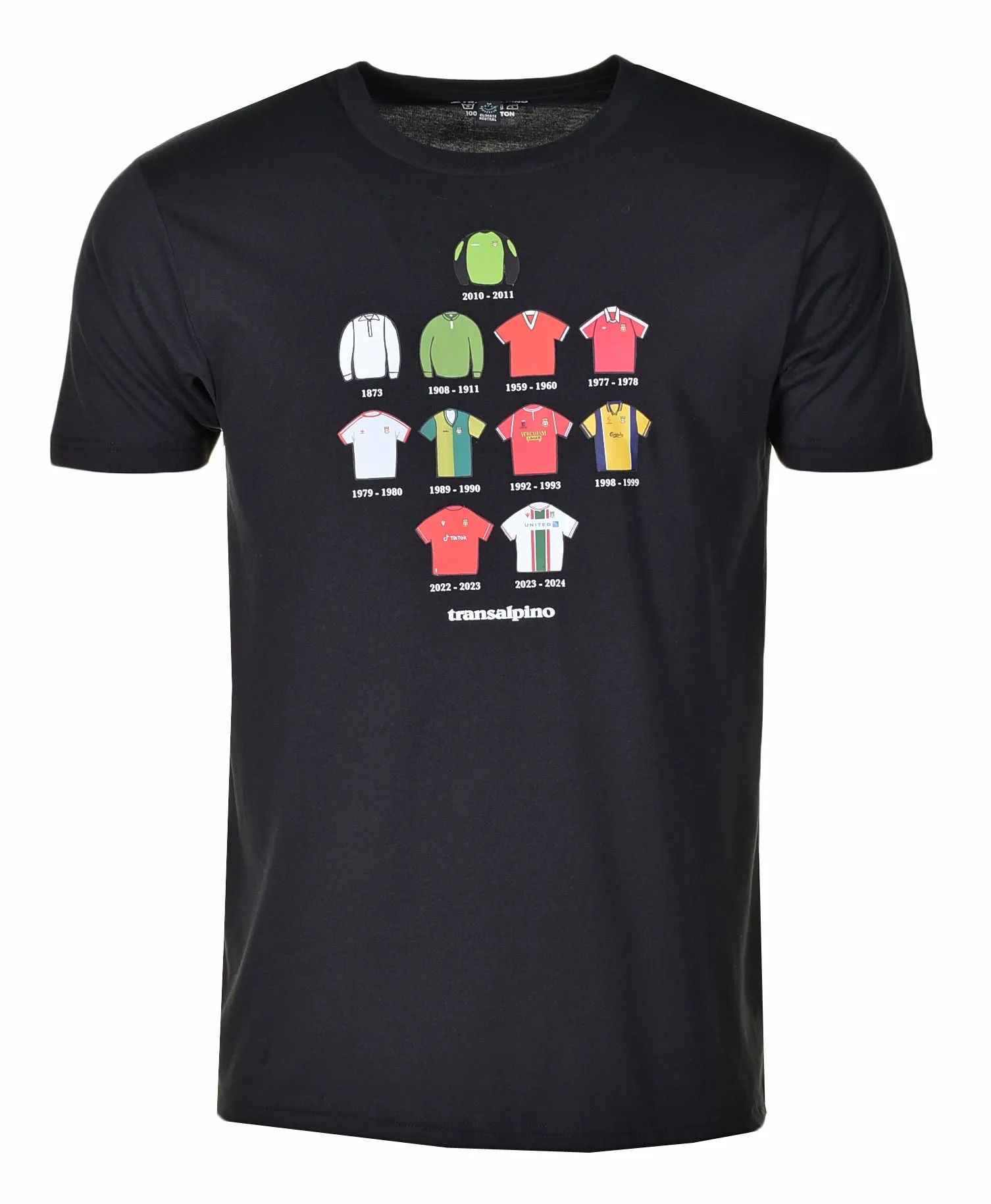 Wrexham T Shirt Black sold by RAGAZZI