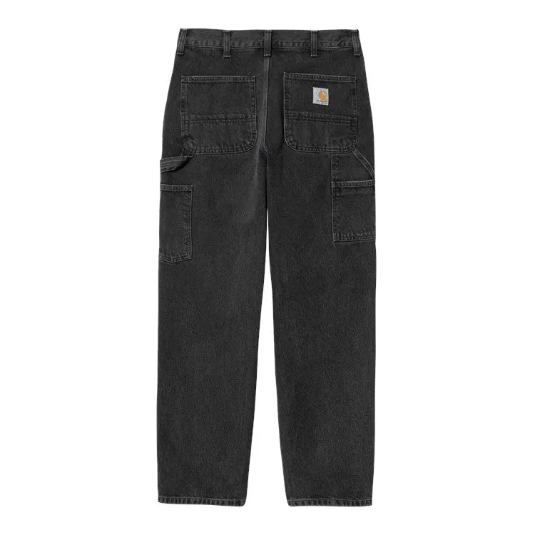 Single Knee Pant Black Stone Washed Denim sold by RAGAZZI