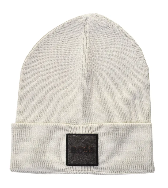 Foxxy Logo Beanie Light Pastel Grey sold by RAGAZZI
