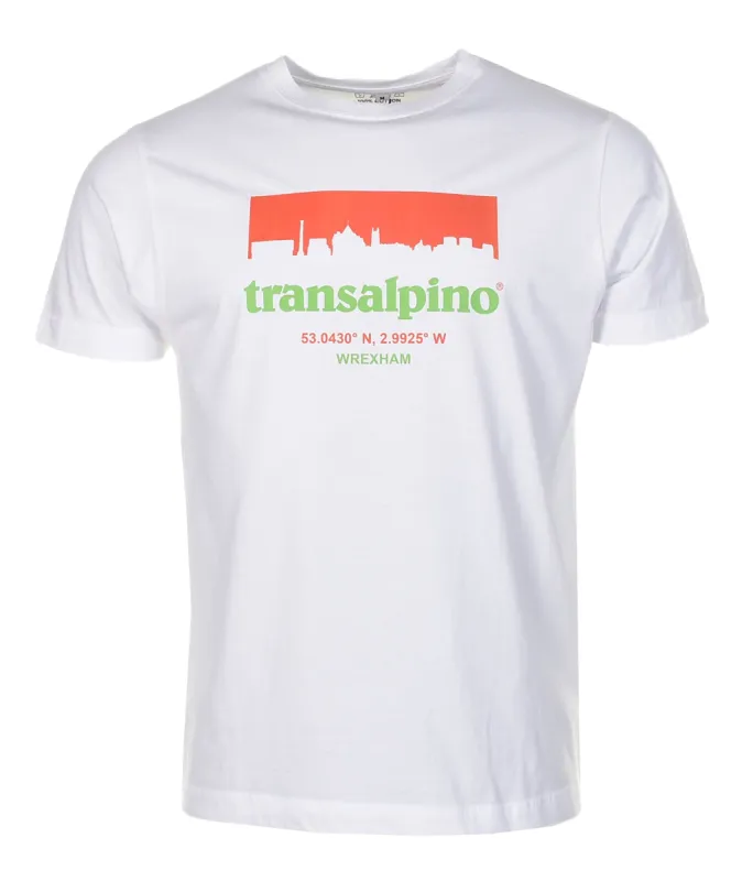 Wrexham Skyline T Shirt White sold by RAGAZZI