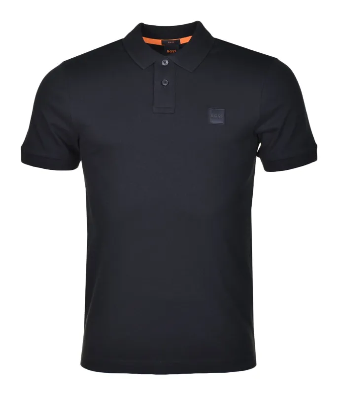 Passenger Short Sleeve Polo Shirt Black sold by RAGAZZI