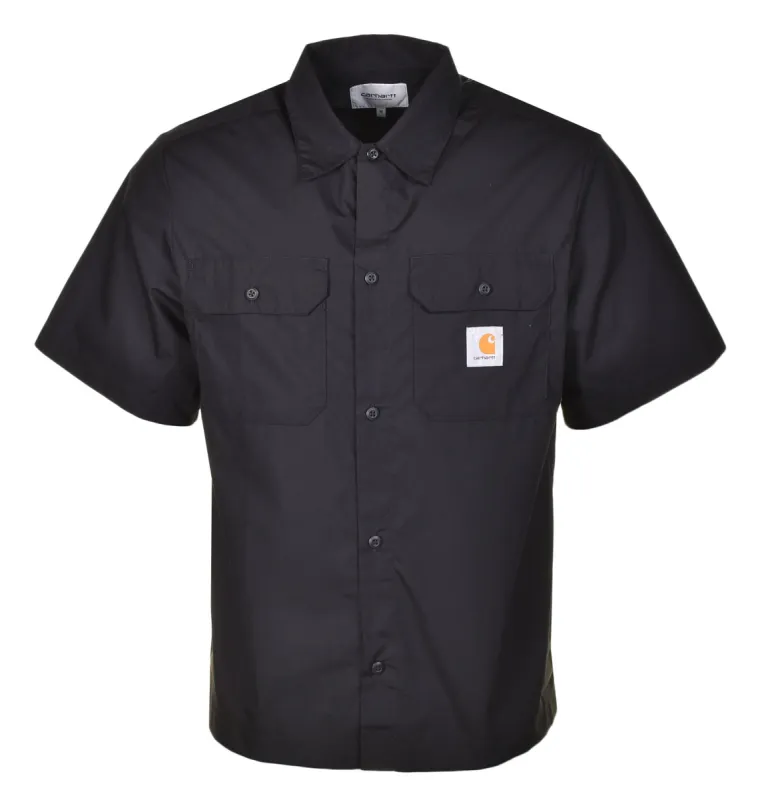 Short Sleeve Craft Shirt Black sold by RAGAZZI