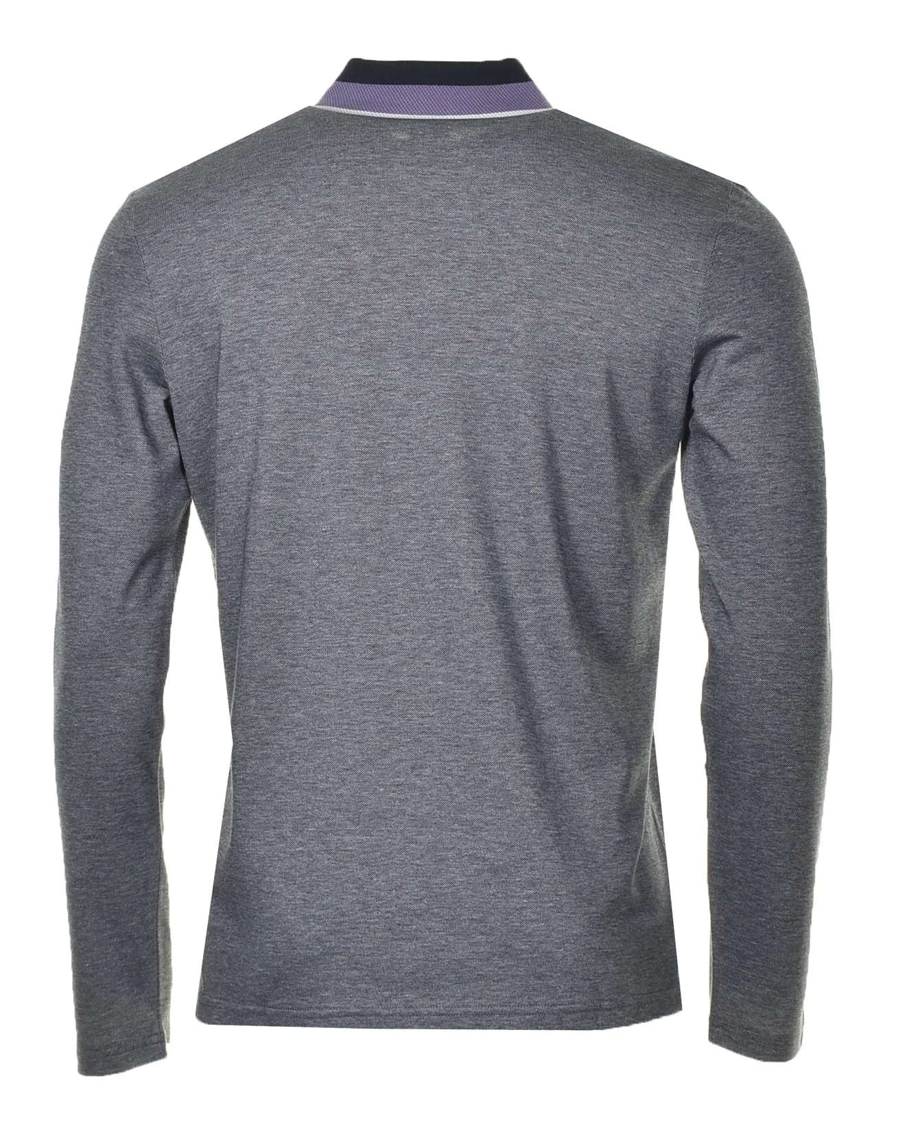 PeOxford Long Sleeve Polo Shirt Dark Blue sold by RAGAZZI product image thumbnail 2