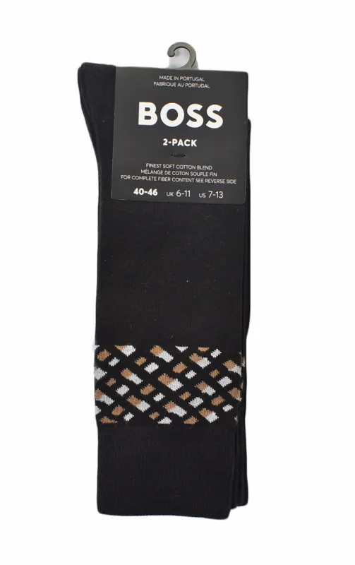 2 Pack RS Mono Block Socks Black sold by RAGAZZI