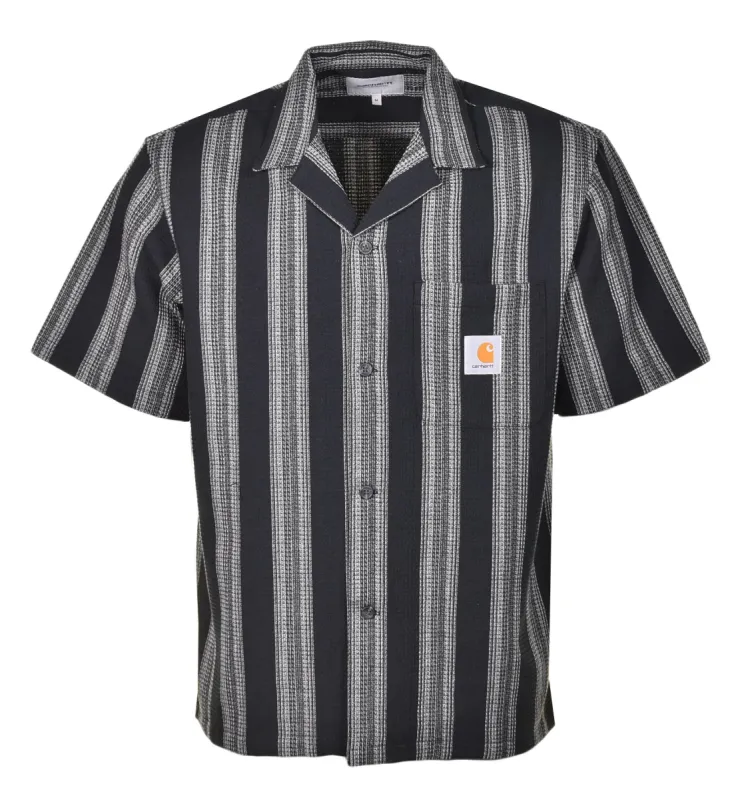 Short Sleeve Dodson Shirt Black Natural sold by RAGAZZI