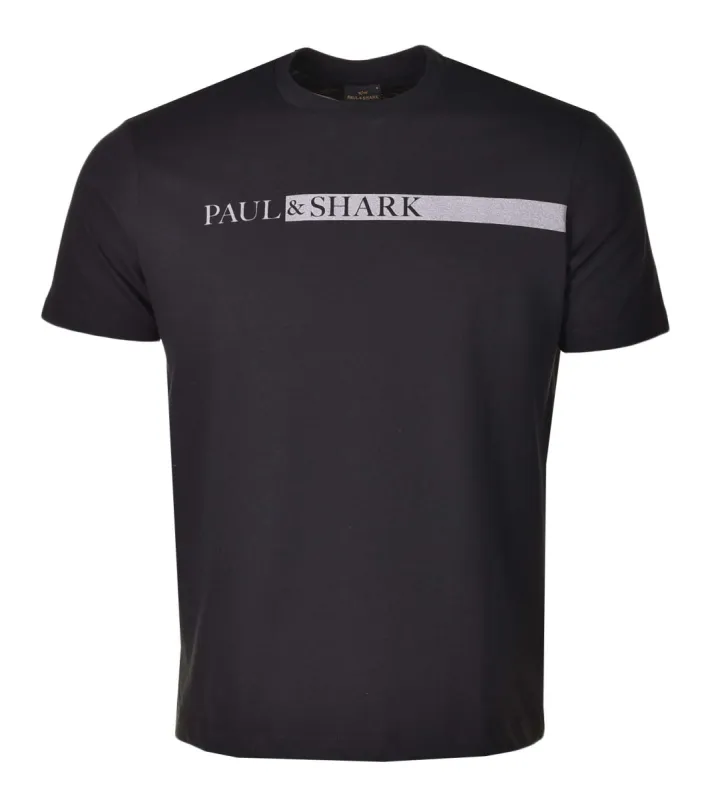Short Sleeve Reflective T Shirt Black sold by RAGAZZI