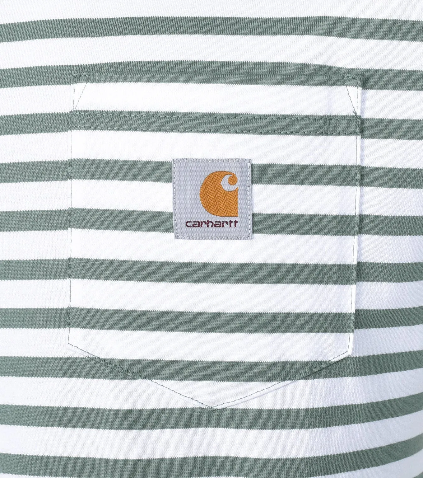 Seidler Pocket Stripe T Shirt Park / White sold by RAGAZZI product image thumbnail 3