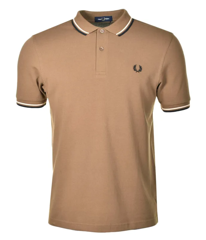 Short Sleeve Twin Tipped Polo Shirt Shadestone Icecream Black sold by RAGAZZI