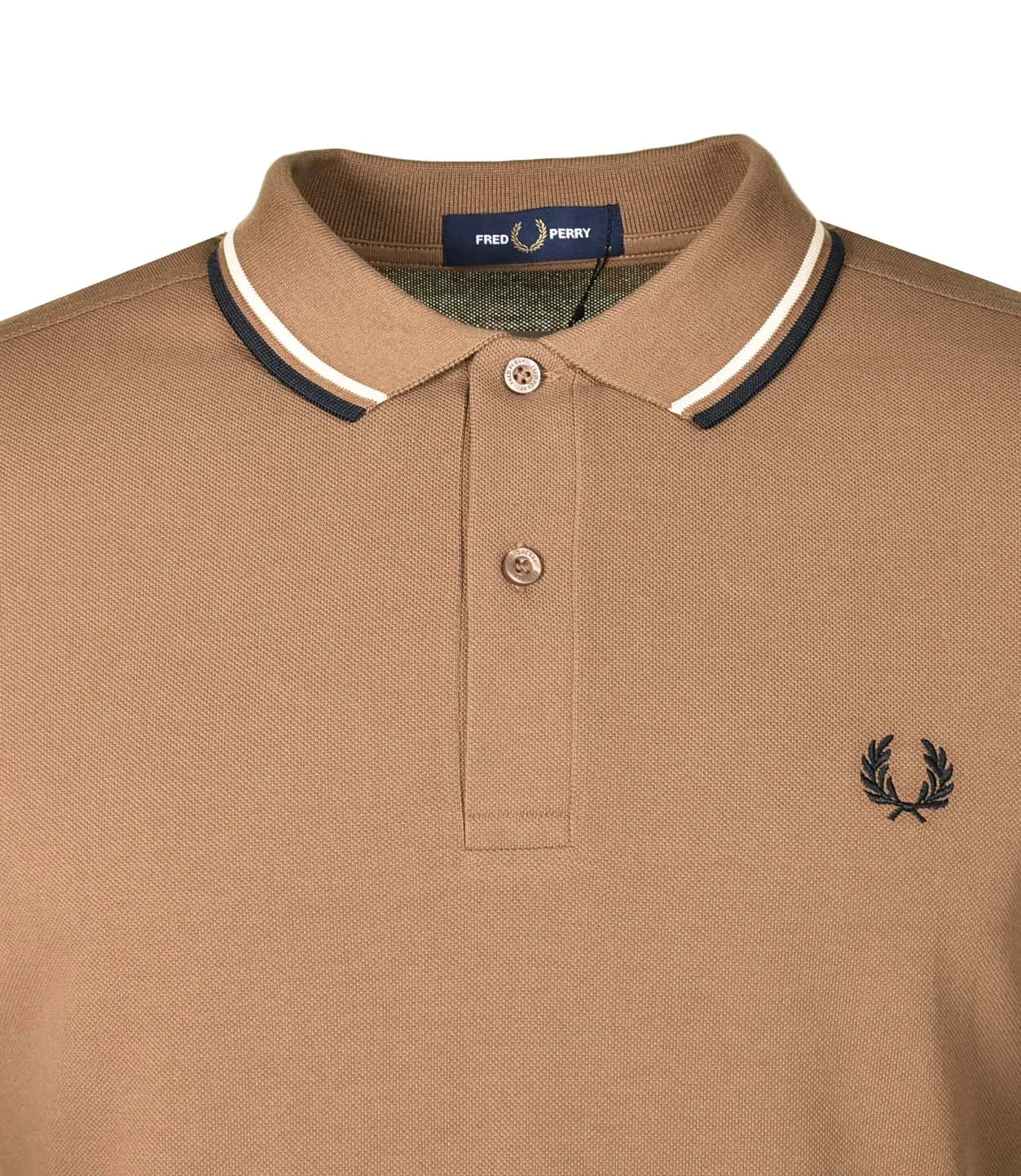 Short Sleeve Twin Tipped Polo Shirt Shadestone Icecream Black sold by RAGAZZI product image thumbnail 3