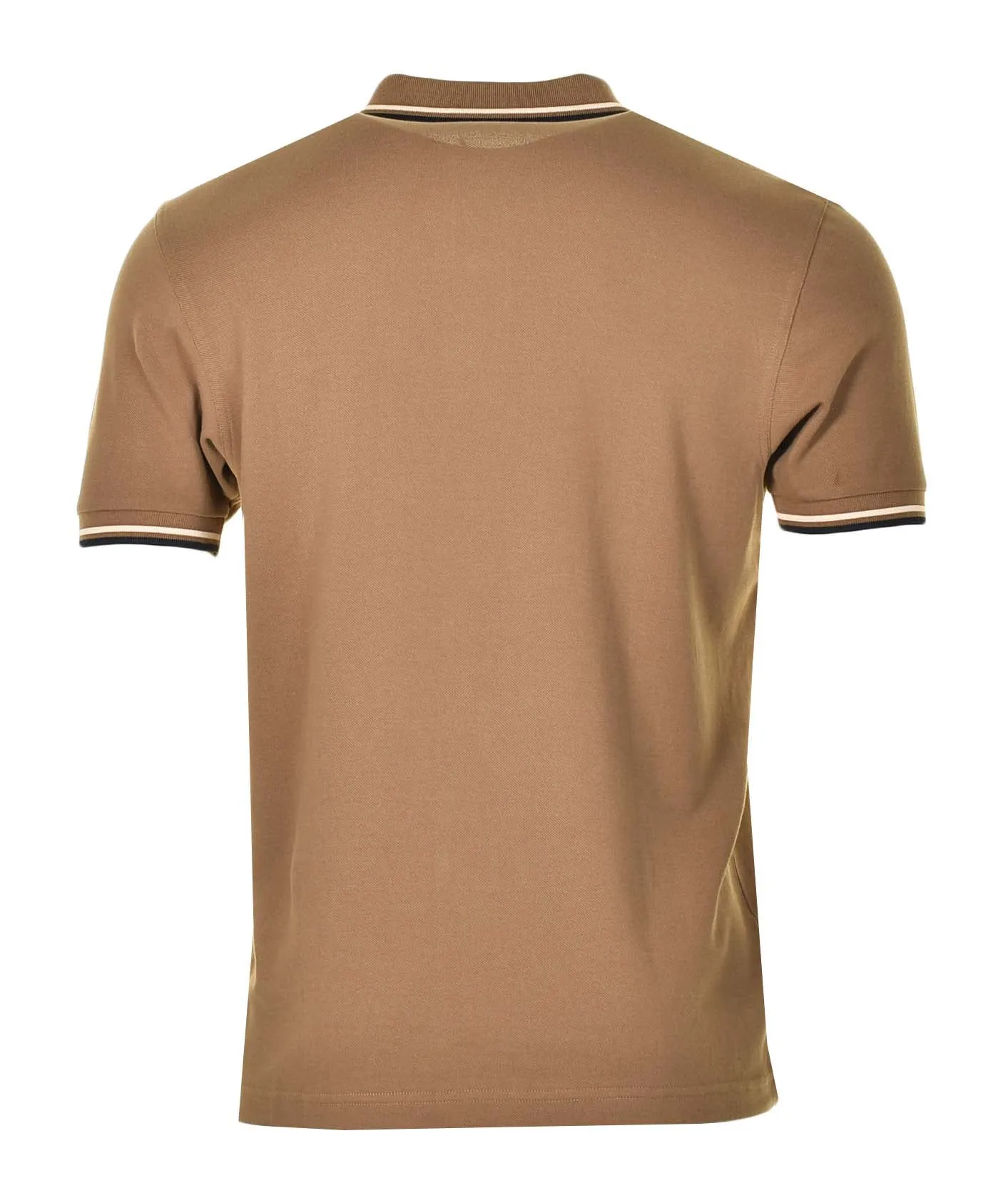 Short Sleeve Twin Tipped Polo Shirt Shadestone Icecream Black sold by RAGAZZI product image thumbnail 2