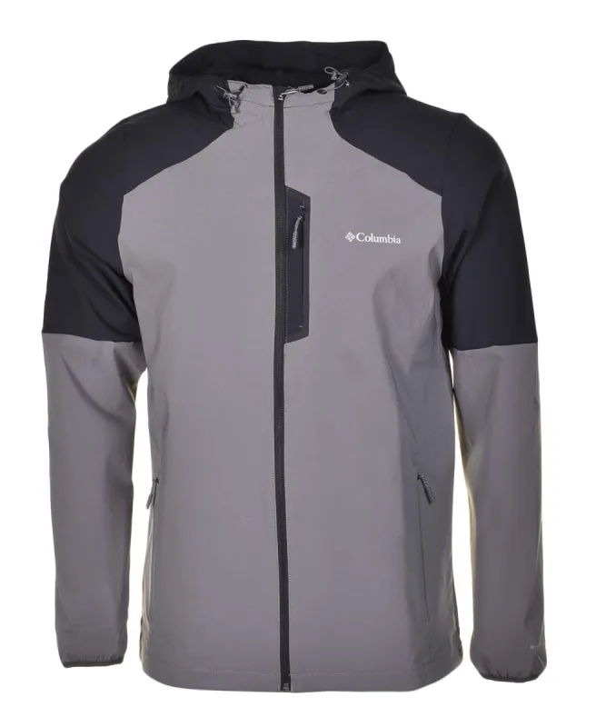 Tech Softshell Hoody City Grey Black sold by RAGAZZI
