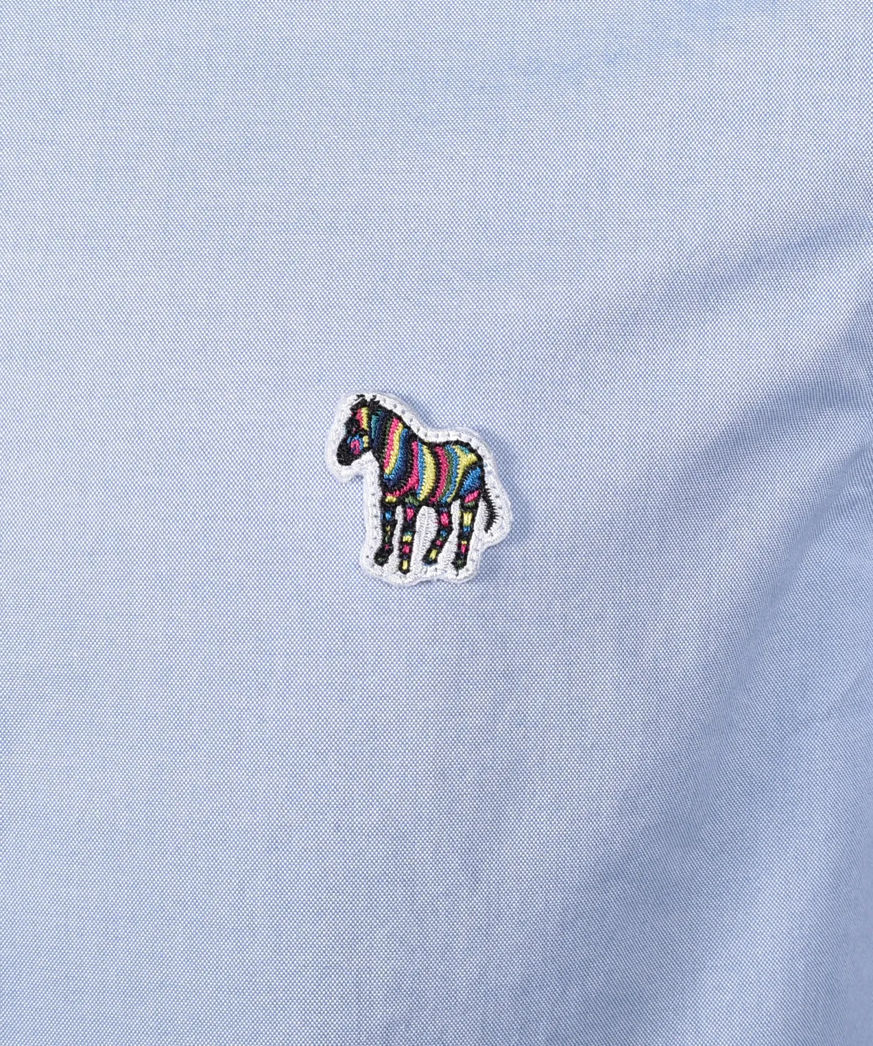 Long Sleeve Tailored Fit Zebra Shirt Blue sold by RAGAZZI product image thumbnail 4