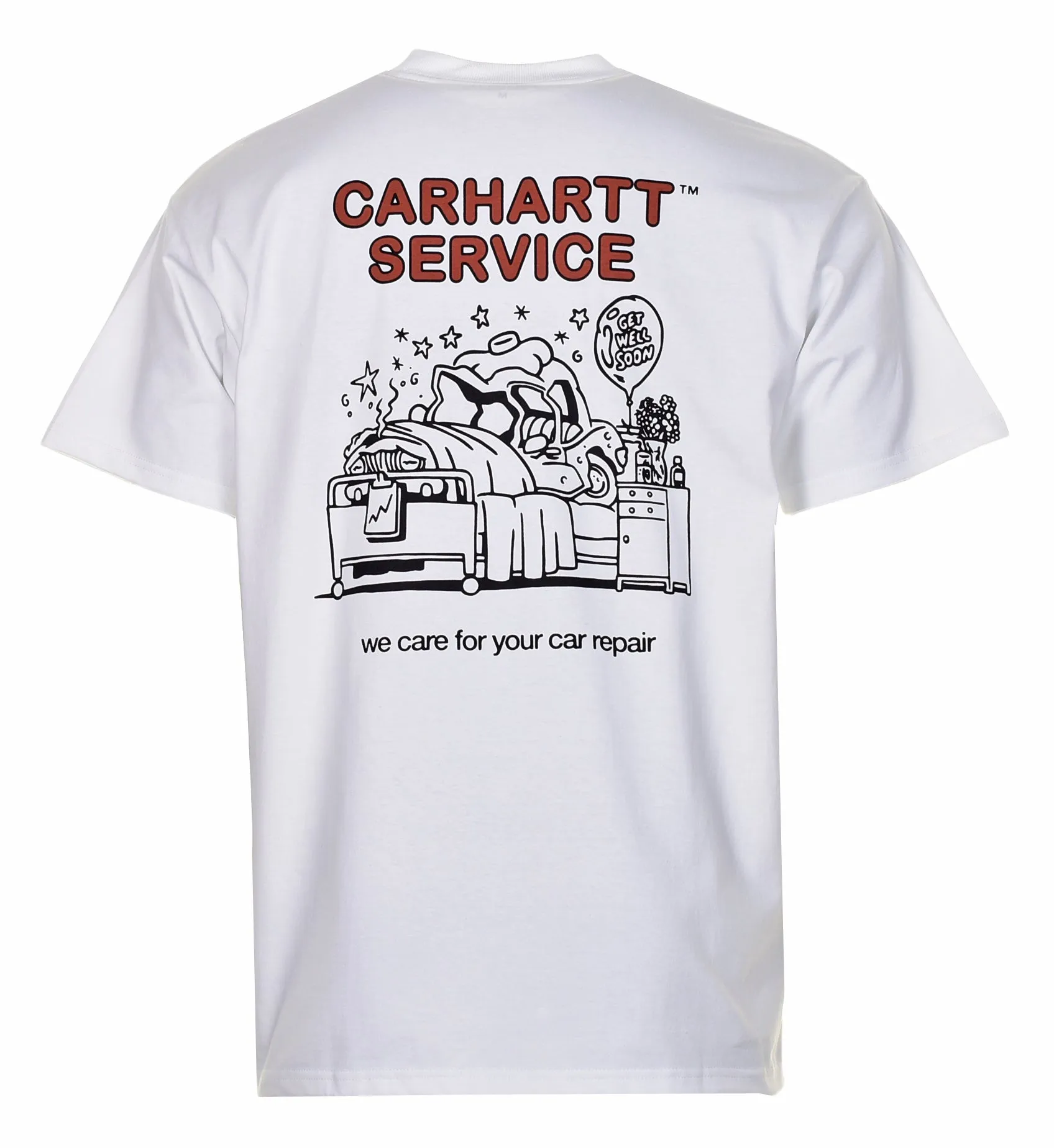 Short Sleeve Car Repair T Shirt White sold by RAGAZZI product image thumbnail 2