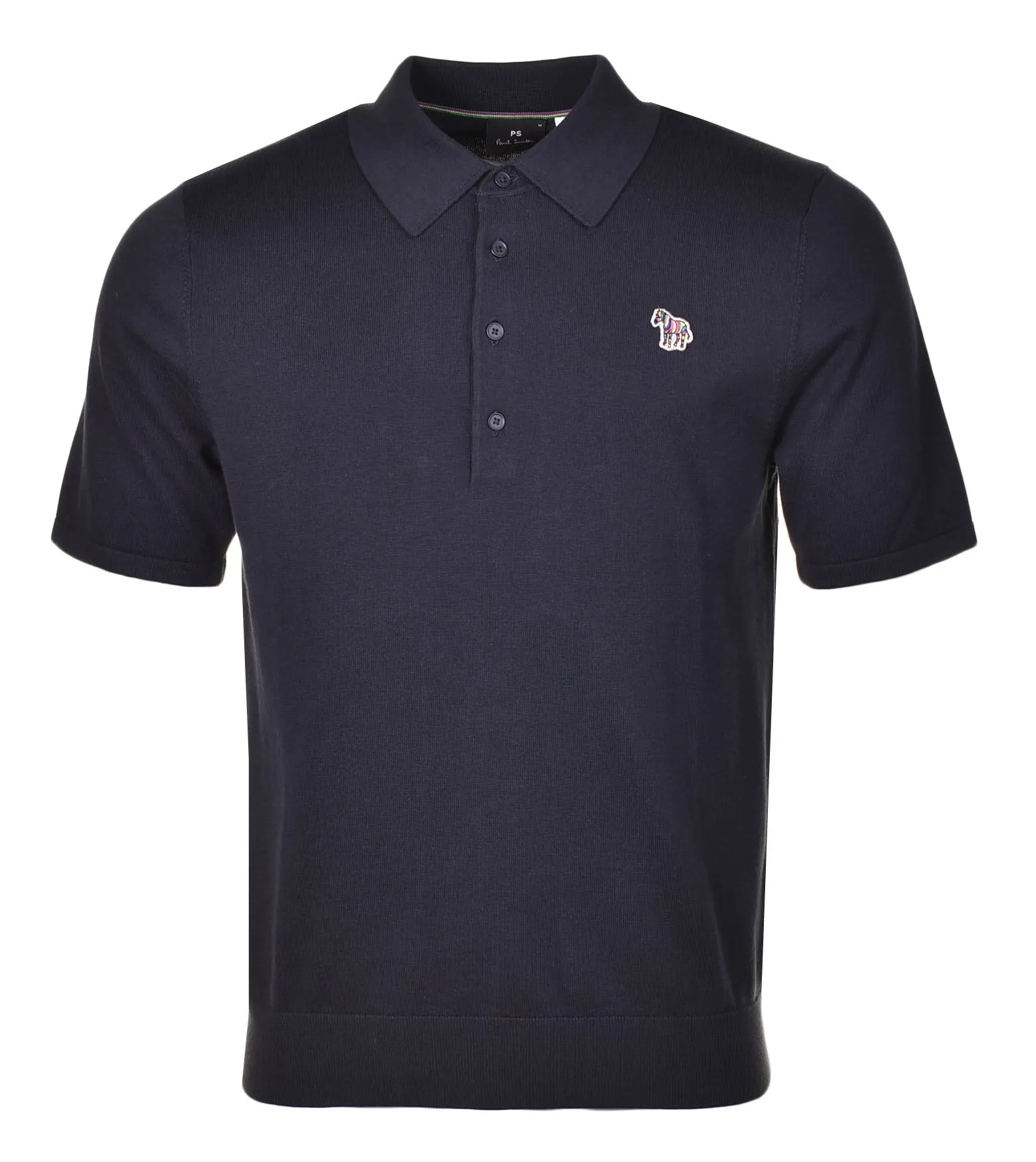 Regular Fit Knitted Short Sleeve Polo Shirt Dark Navy sold by RAGAZZI