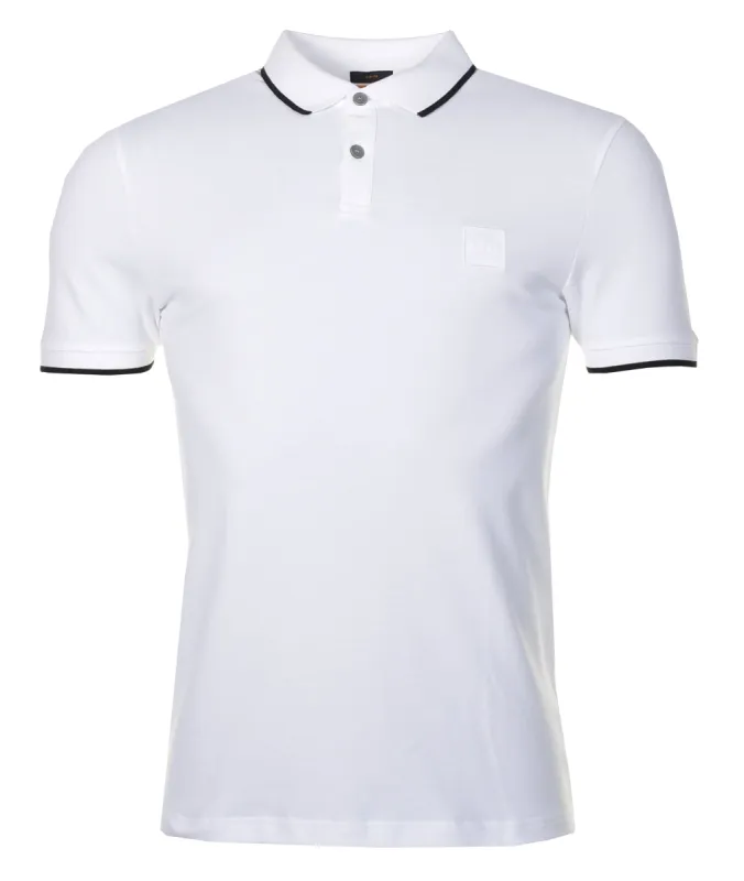 Passertip Short Sleeve Polo Shirt White sold by RAGAZZI