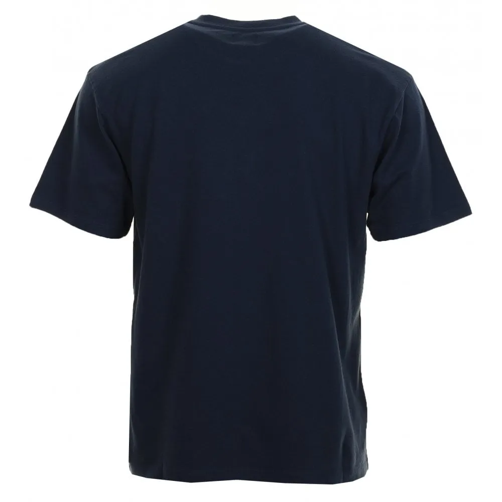 Sunset On Mt Fuji T Shirt Navy sold by RAGAZZI product image thumbnail 2