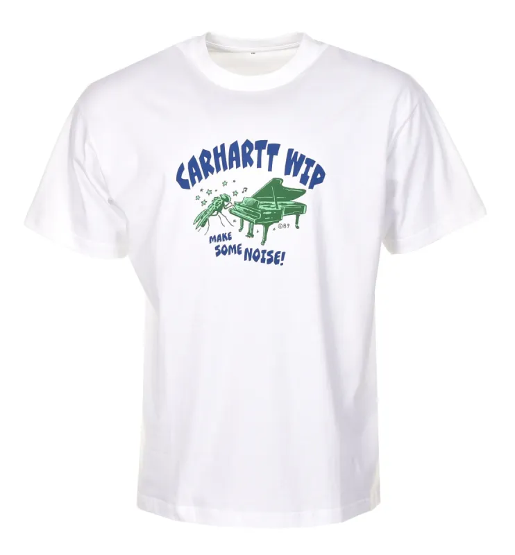 Short Sleeve Noisy T Shirt White sold by RAGAZZI