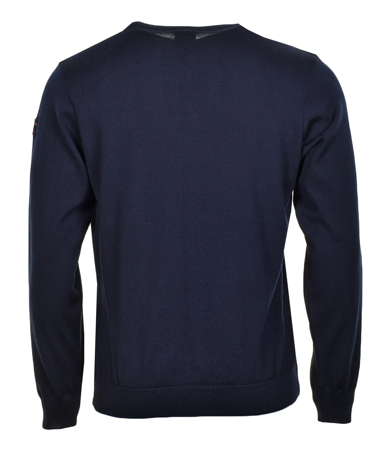 Merino Wool Crew Neck Jumper Navy sold by RAGAZZI product image thumbnail 2