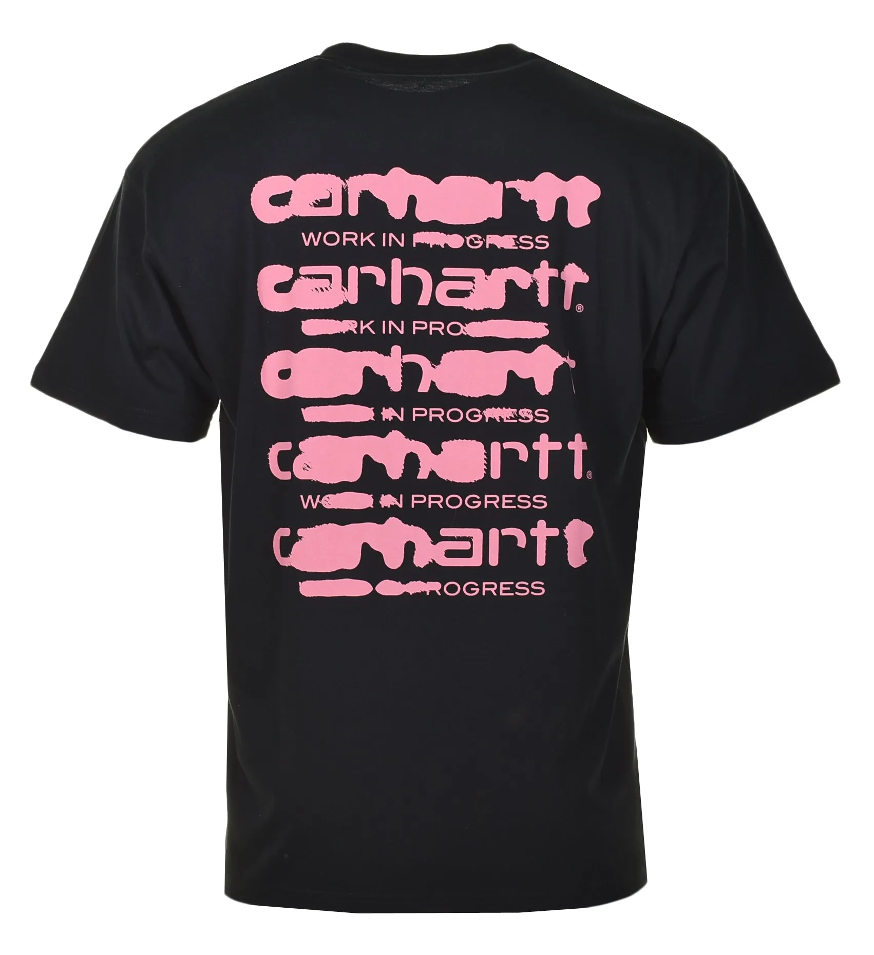 Short Sleeve Ink Bleed T Shirt Black sold by RAGAZZI product image thumbnail 2