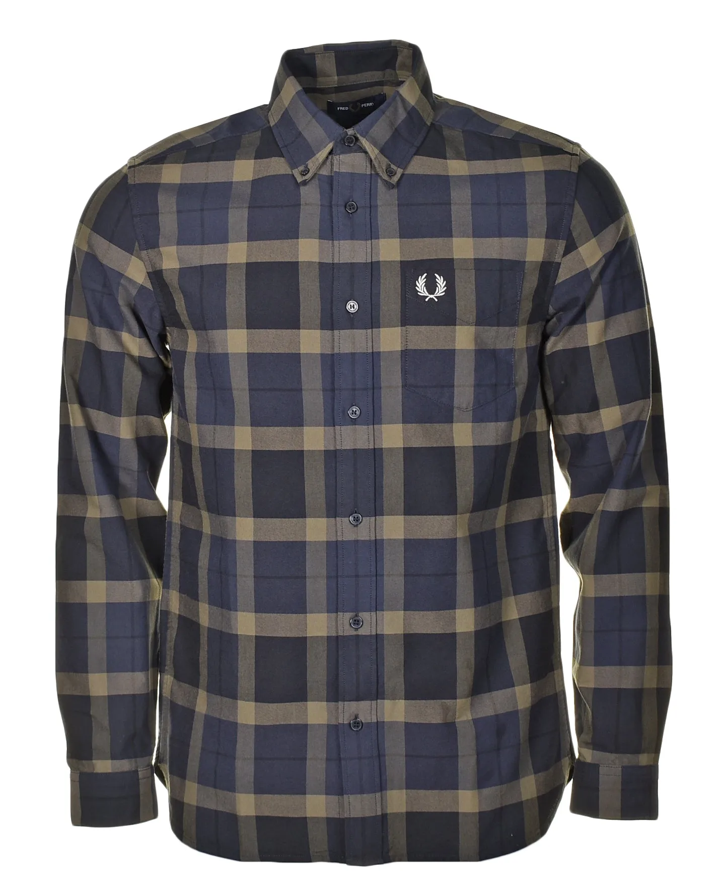 Long Sleeve Tartan Twill Shirt Uniform Green sold by RAGAZZI