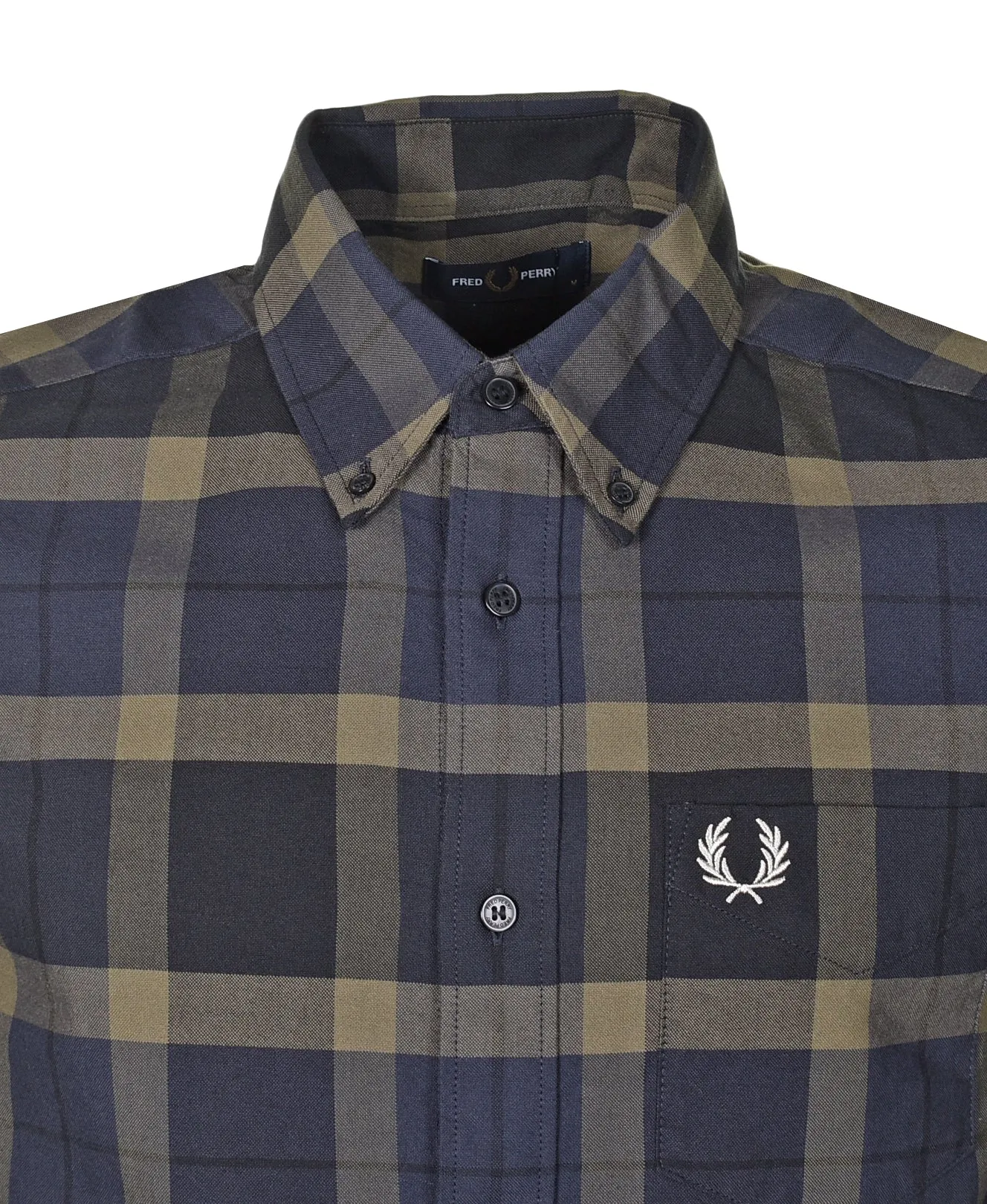 Long Sleeve Tartan Twill Shirt Uniform Green sold by RAGAZZI product image thumbnail 3