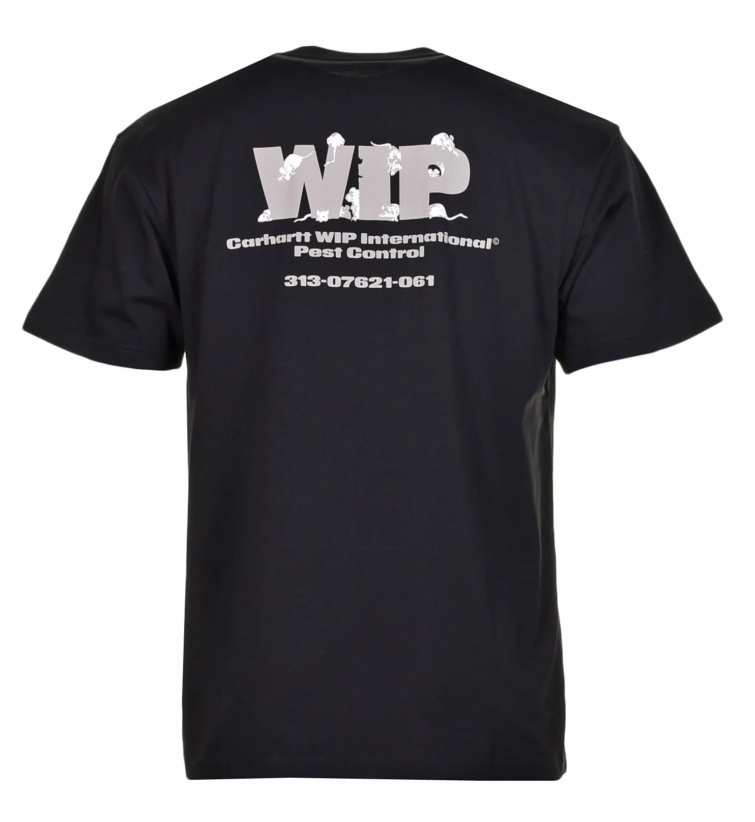 Short Sleeve Pest Control T Shirt Black sold by RAGAZZI product image thumbnail 2