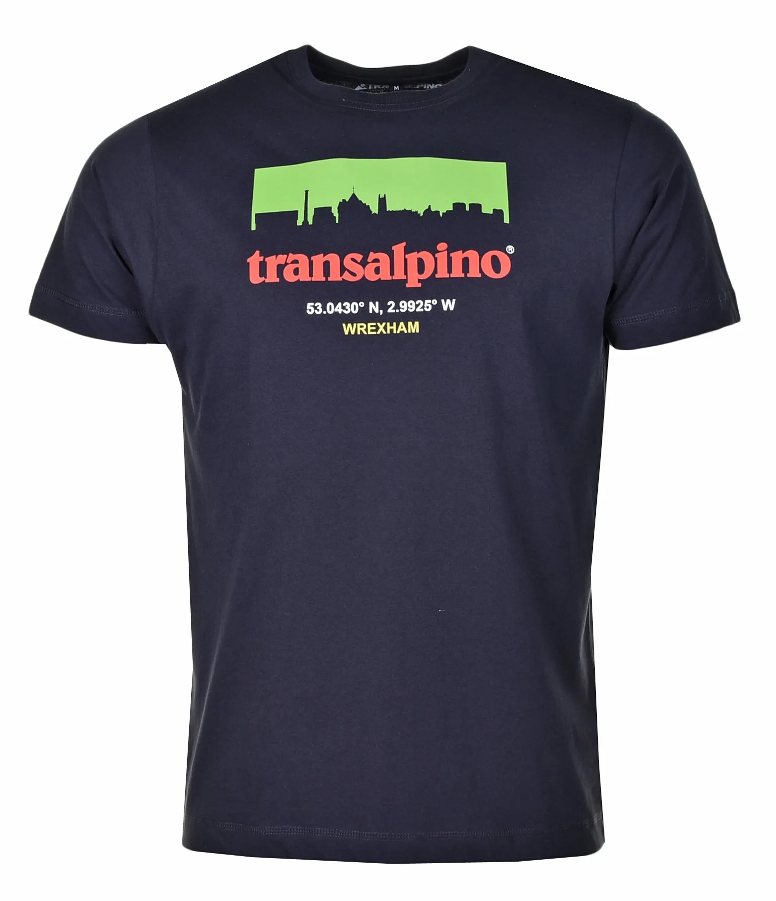 Wrexham Skyline T Shirt Navy sold by RAGAZZI