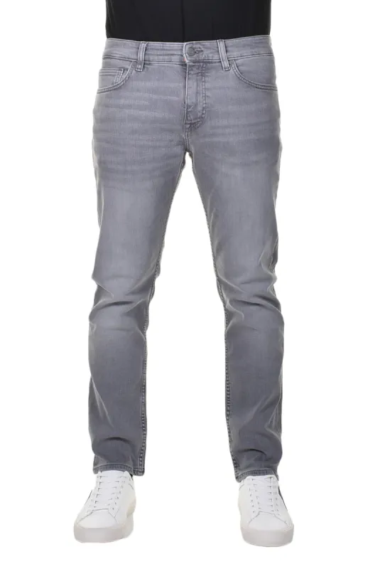 Delaware Slim Fit Stretch Jeans 041 Silver made by RAGAZZI