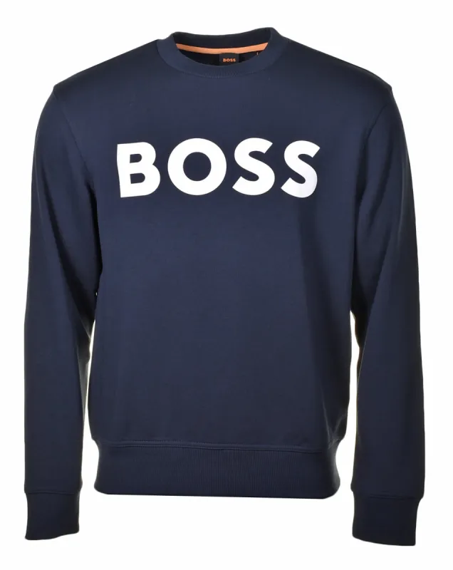 Webasic Crew Neck Sweatshirt Dark Blue sold by RAGAZZI